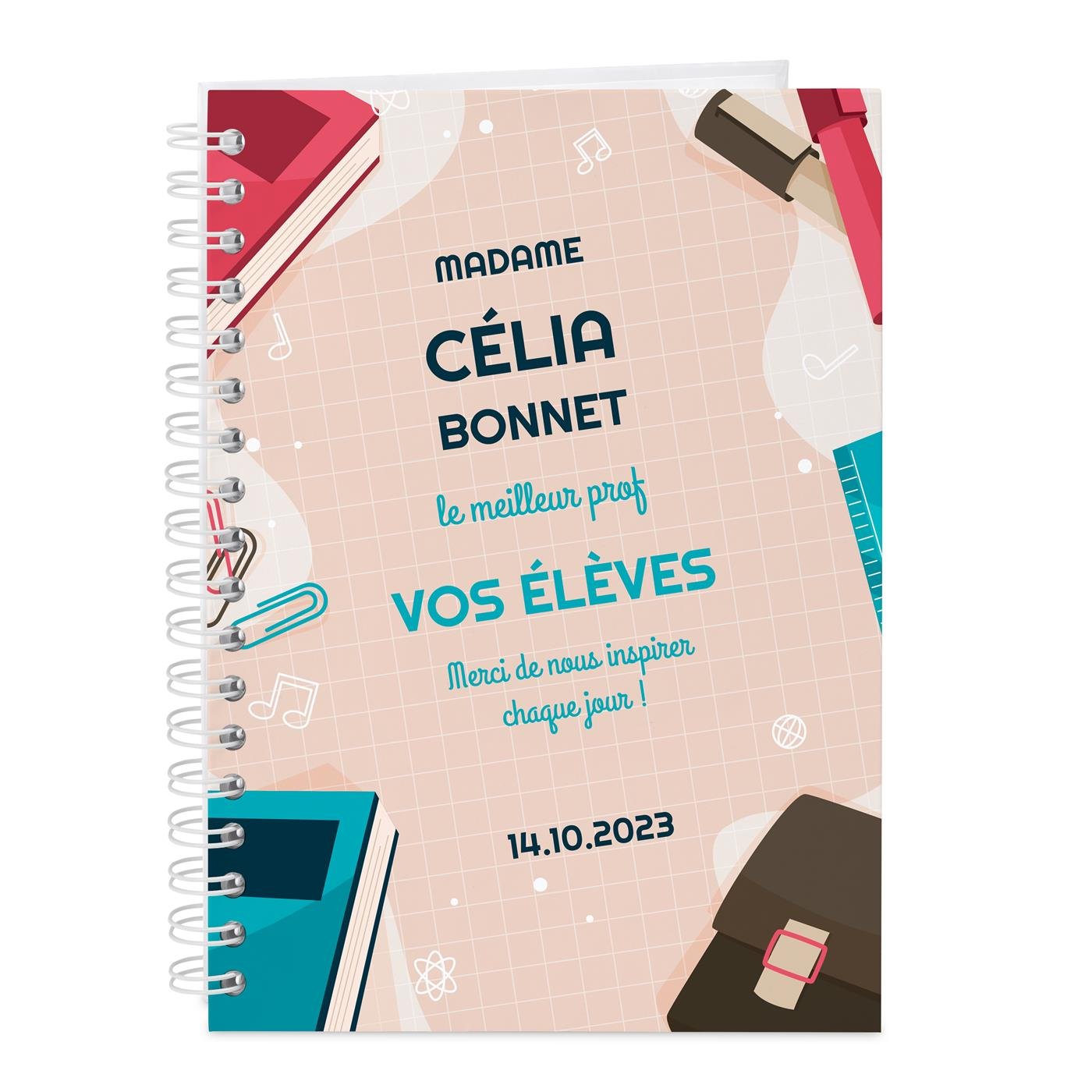 Murrano Personalized Notebook for Teachers
