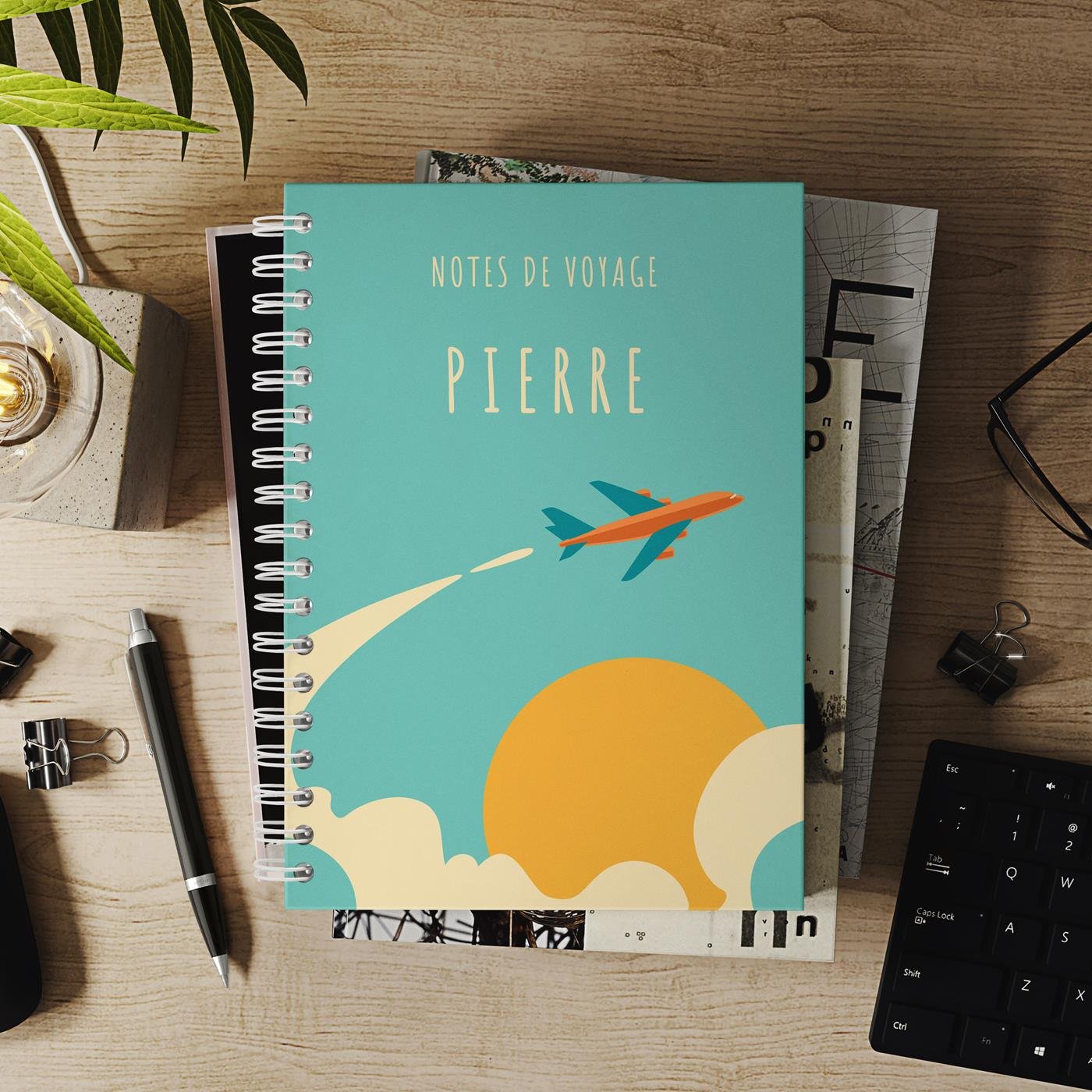 Murrano Personalized Notebook for Travelers