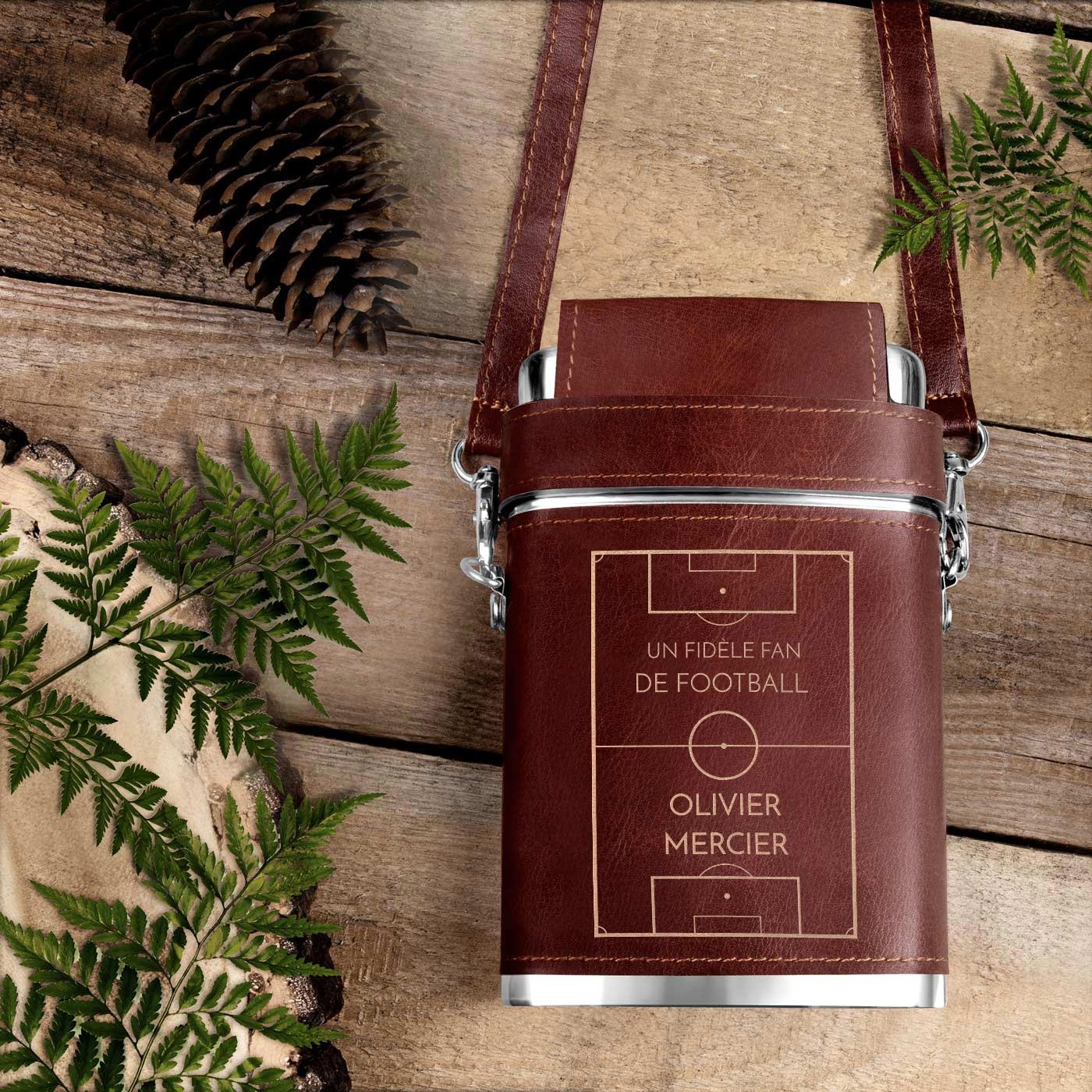 Murrano Personalized Flask with Case for Supporters