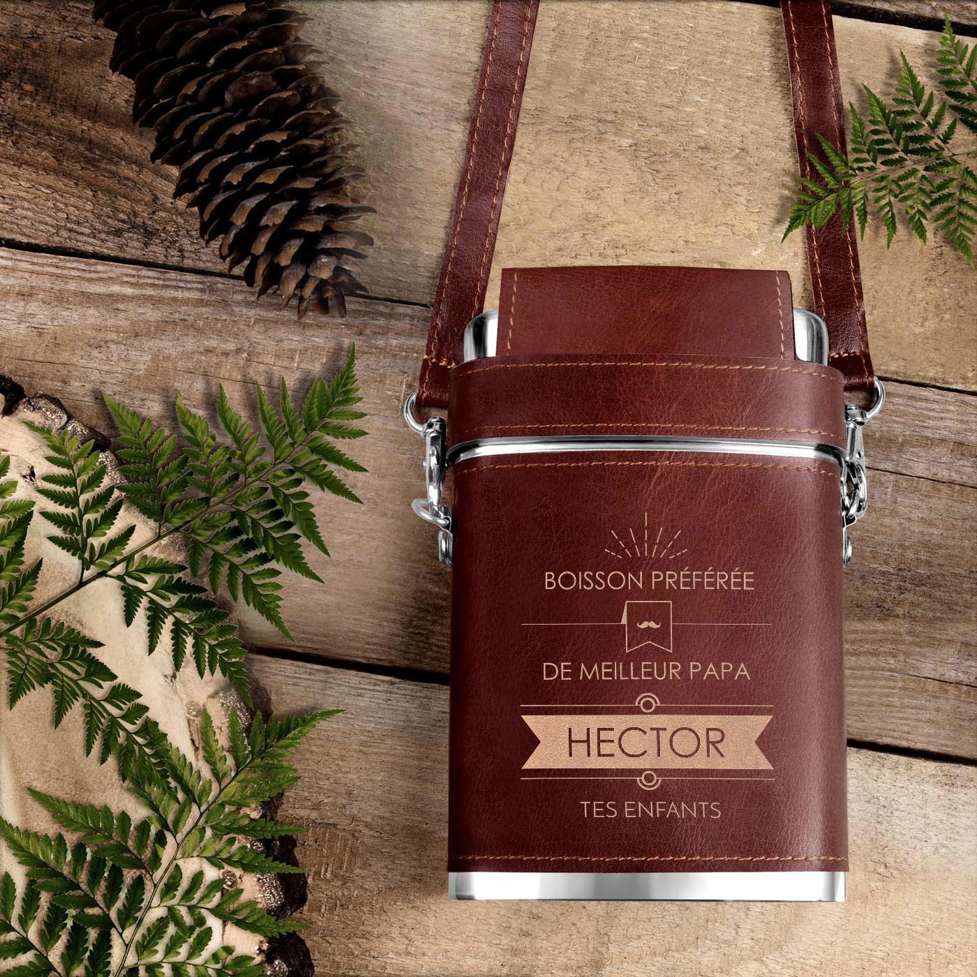 Murrano Personalized Flask Set for Dad