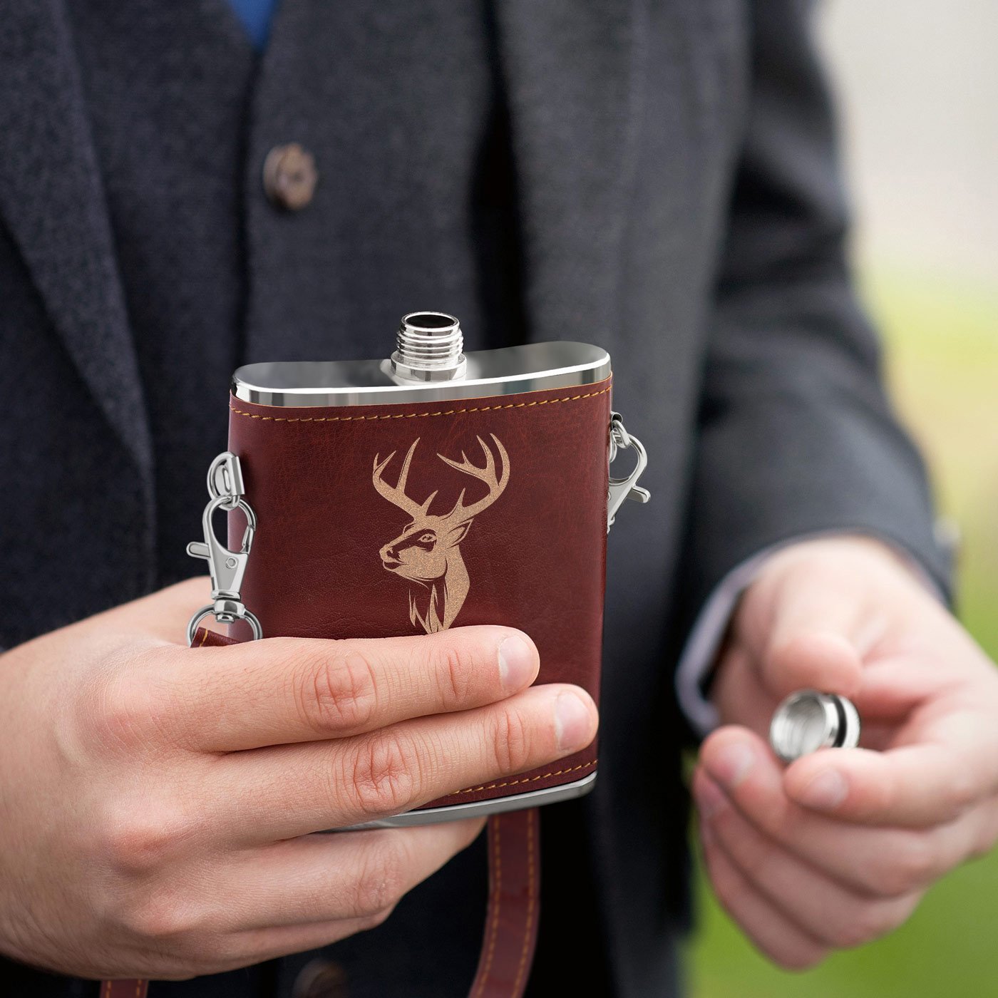 Murrano Personalized Flask Set for EVG