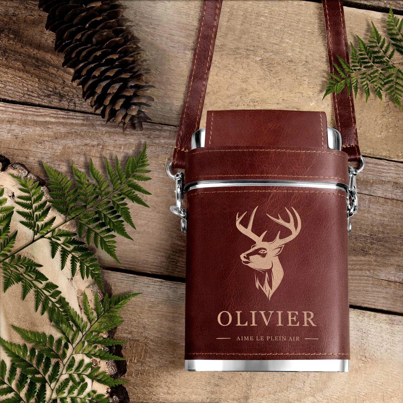 Murrano Personalized Flask Set for EVG