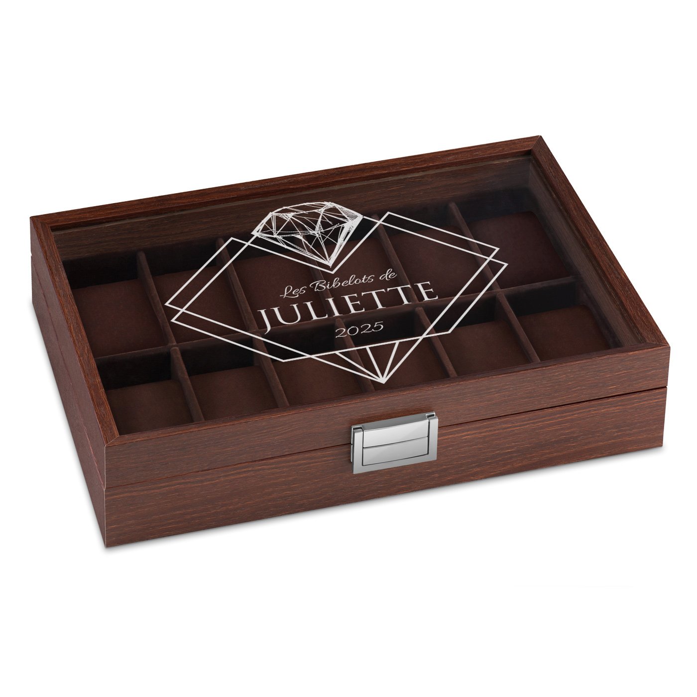 Murrano Personalized 12-Watch Box for a Friend's Birthday