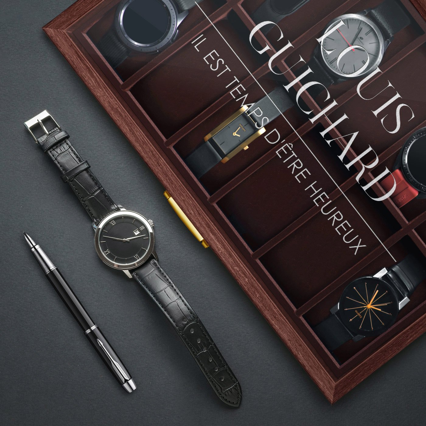 Murrano Custom Watch Box for Birthday Gift