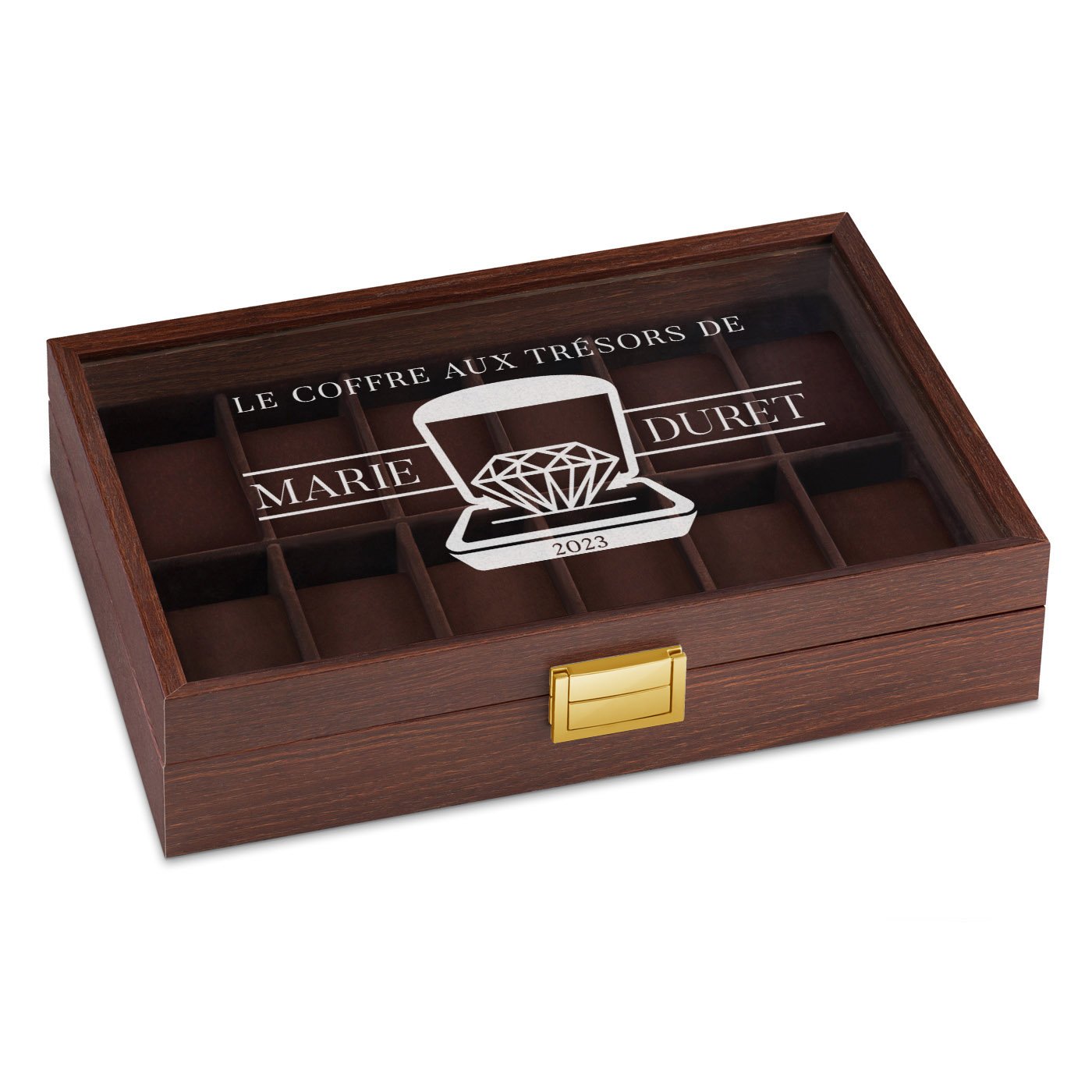 Murrano Customized Watch Box for Woman's Birthday