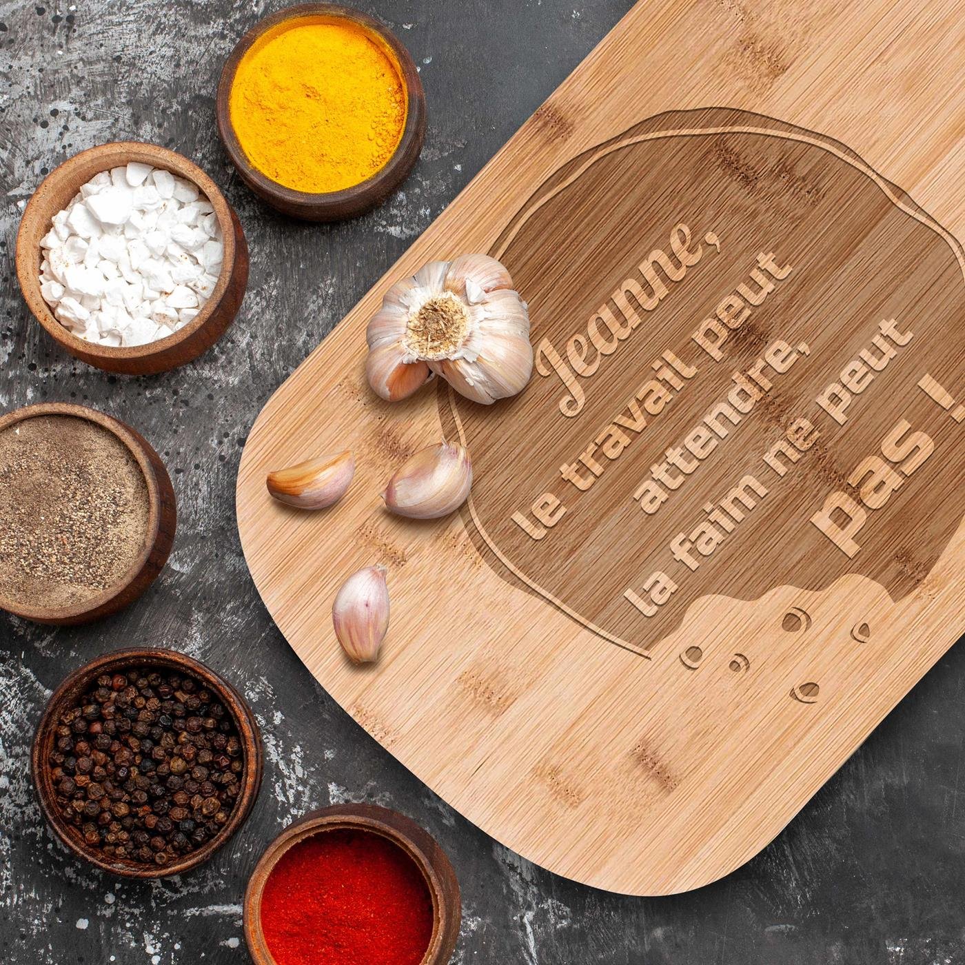 Murrano Personalized Bamboo Cutting Board for Her Birthday