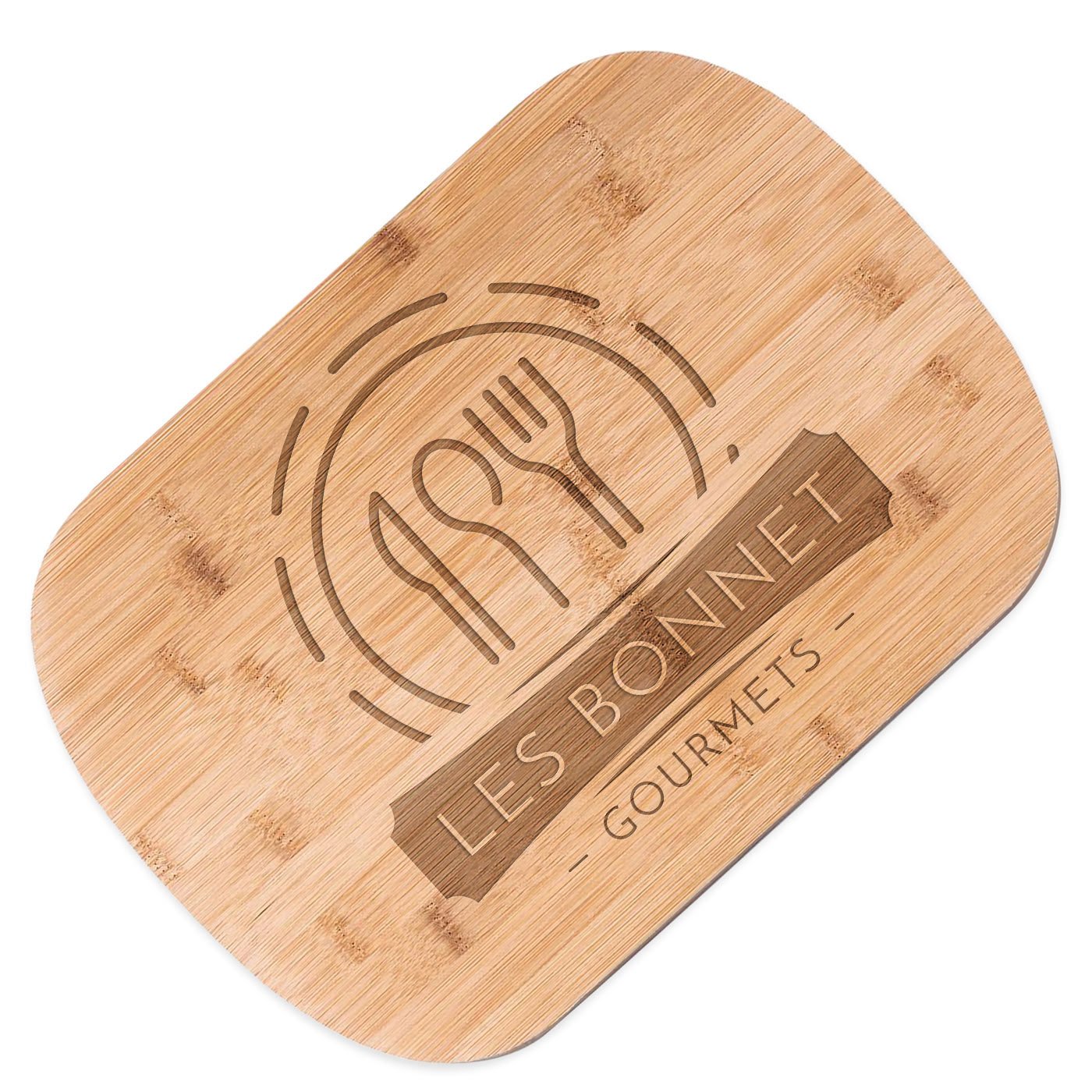 Murrano Bamboo Cutting Board with Engraving for Housewarming
