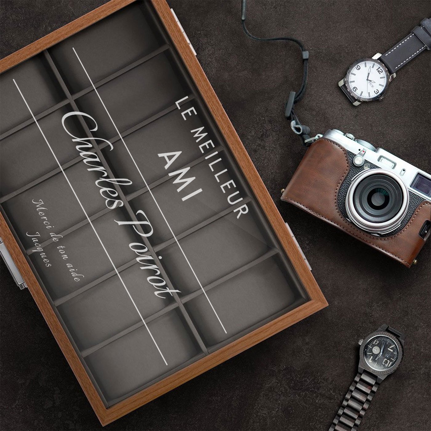 Caja de relojes personalizada Murrano