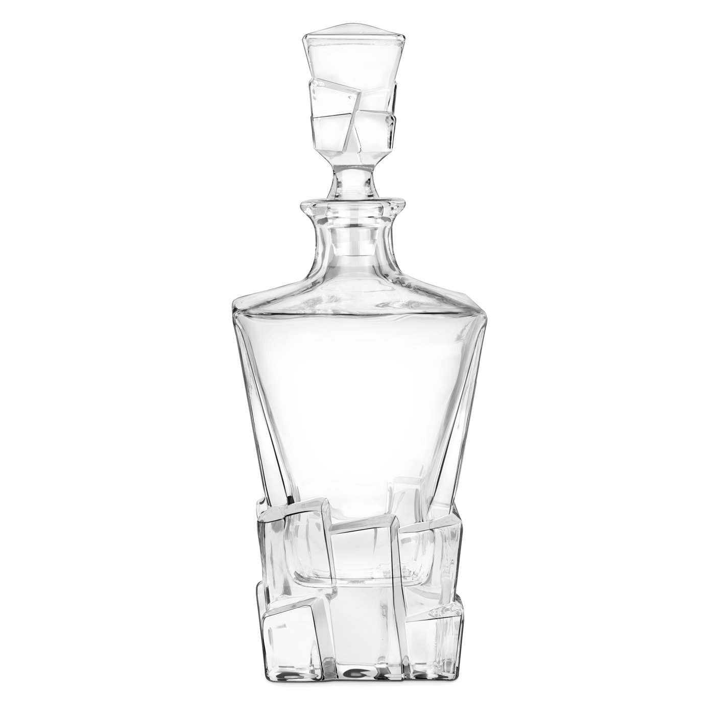 Carafa de whisky Murrano Ice Blink con grabado láser para aniversario hombre