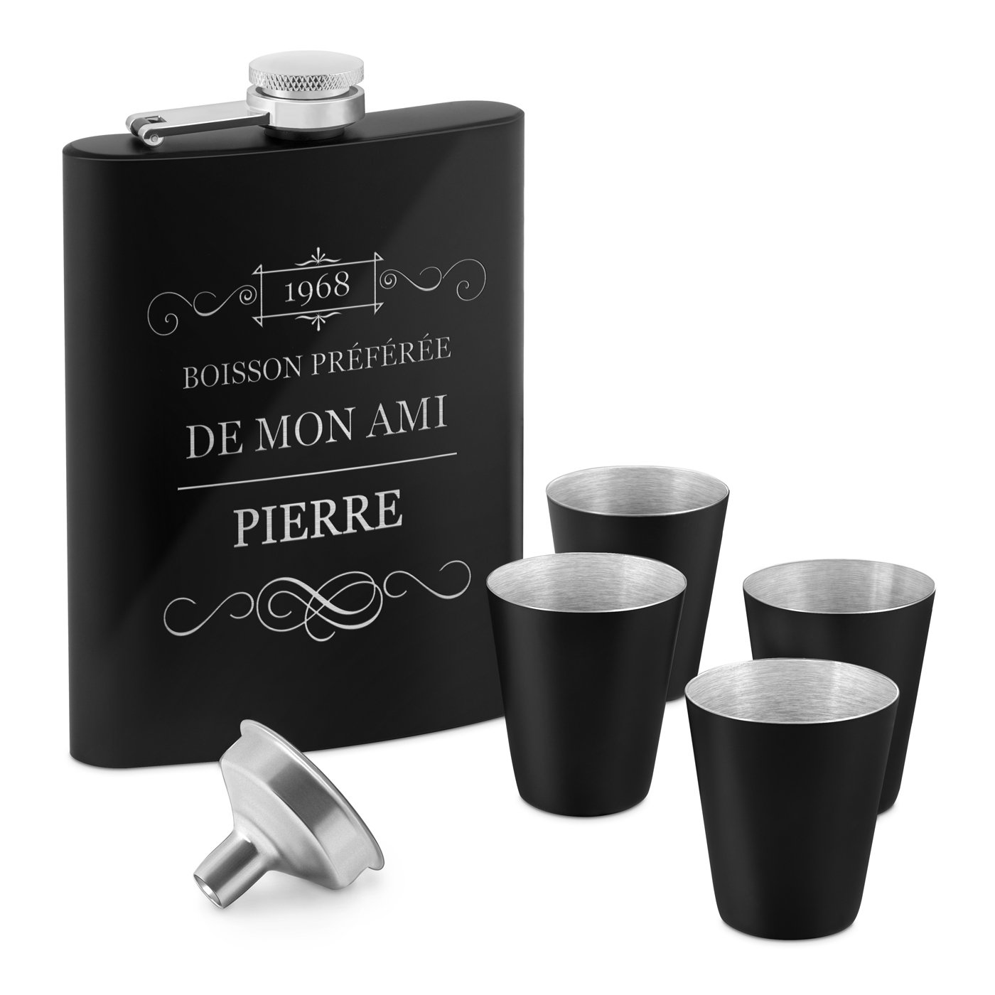 Personalized Steel Flask - Father-in-Law
