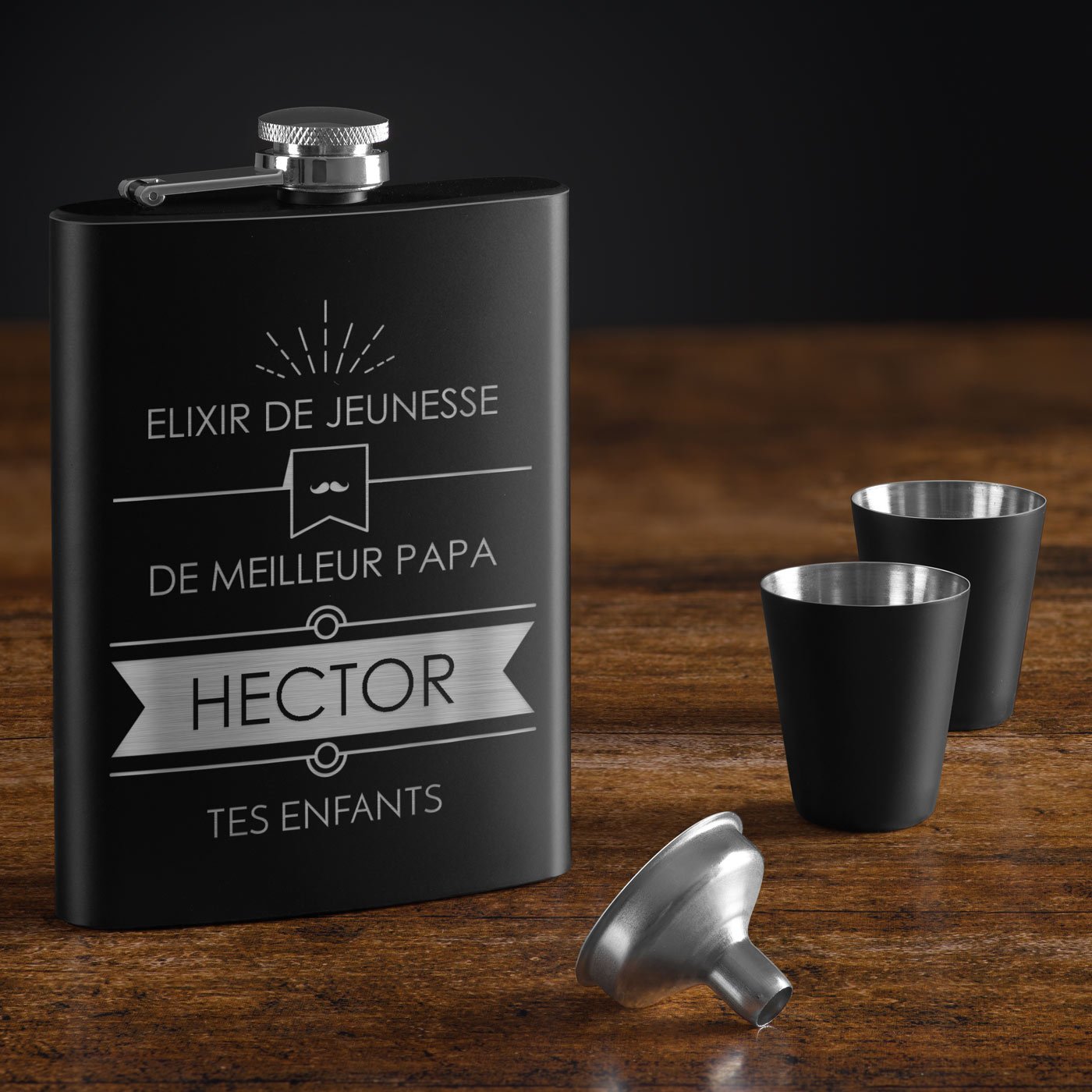 Personalized Flask for the Best Dad