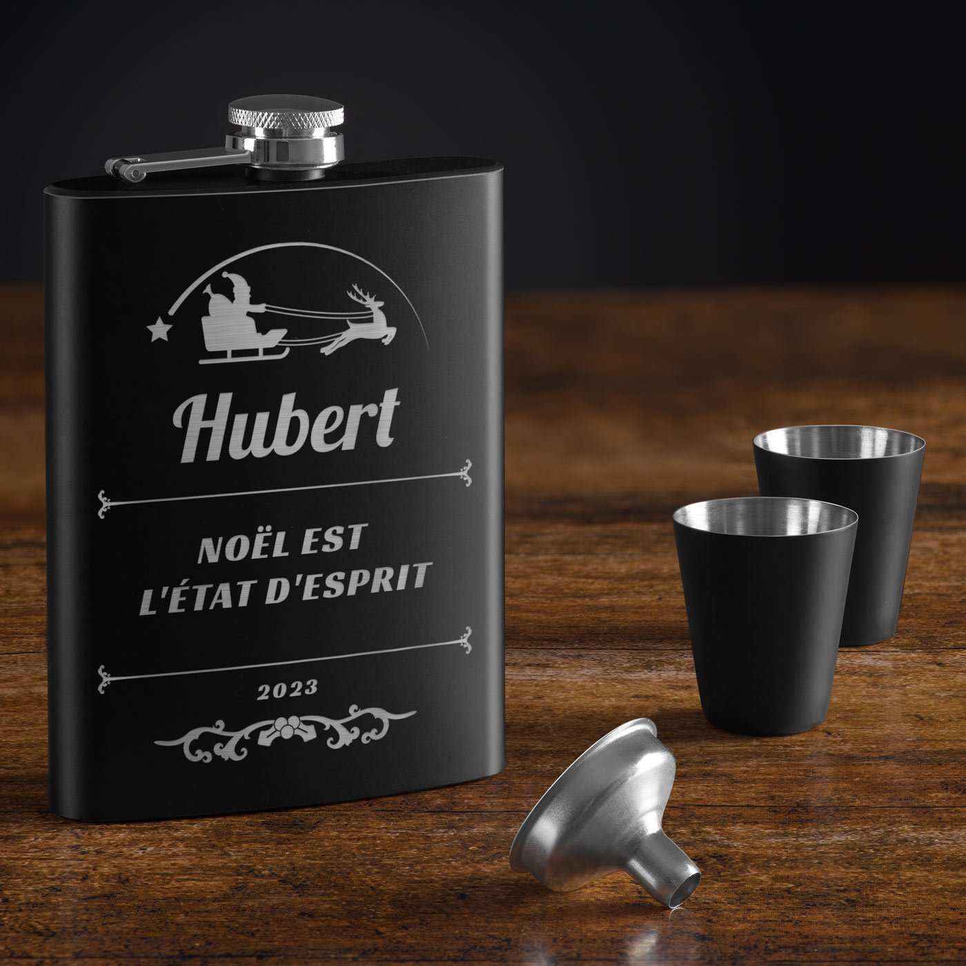Murrano Personalized Flask for Brother