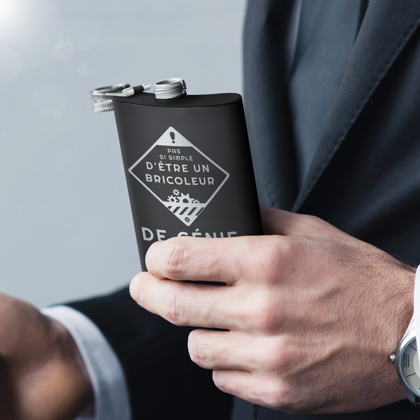 Murrano Customizable Flask for Engineer