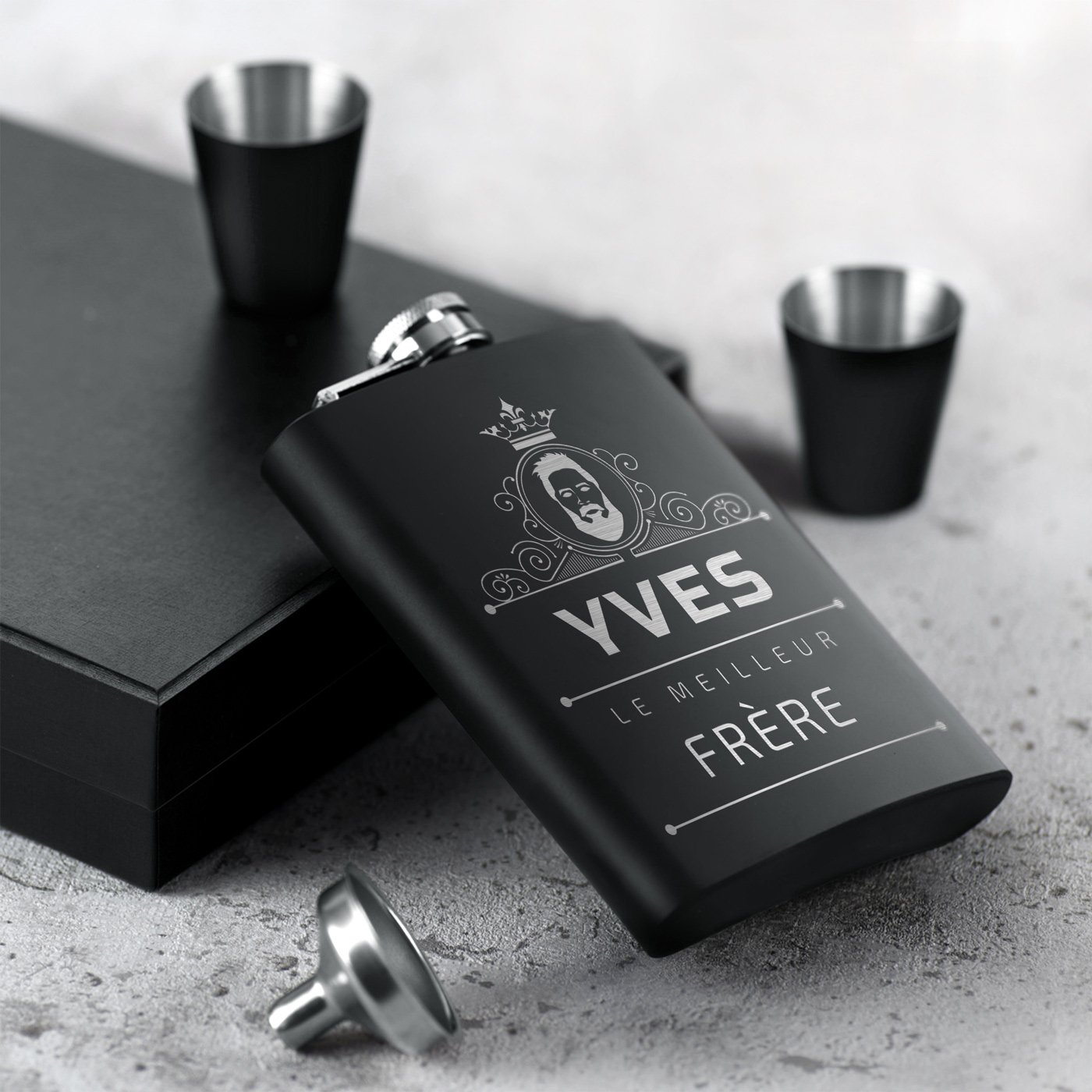 Murrano Customizable Flask for Beard Brother