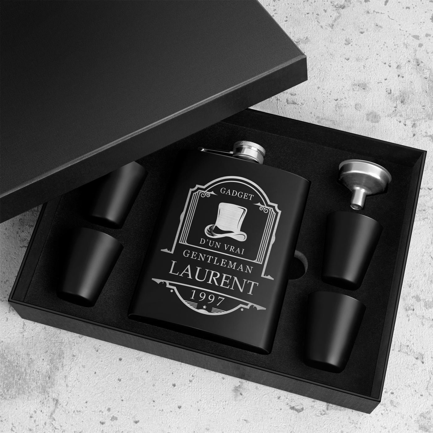 Botella personalizada Murrano para cuñado