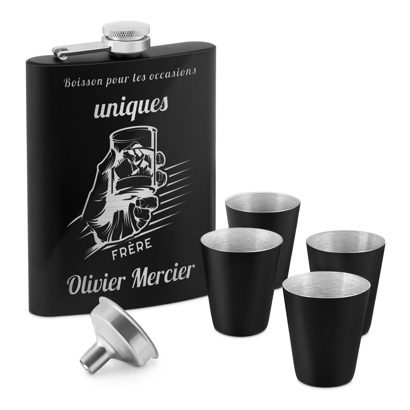 Personalized Pocket Flask for Brother-in-Law's Birthday