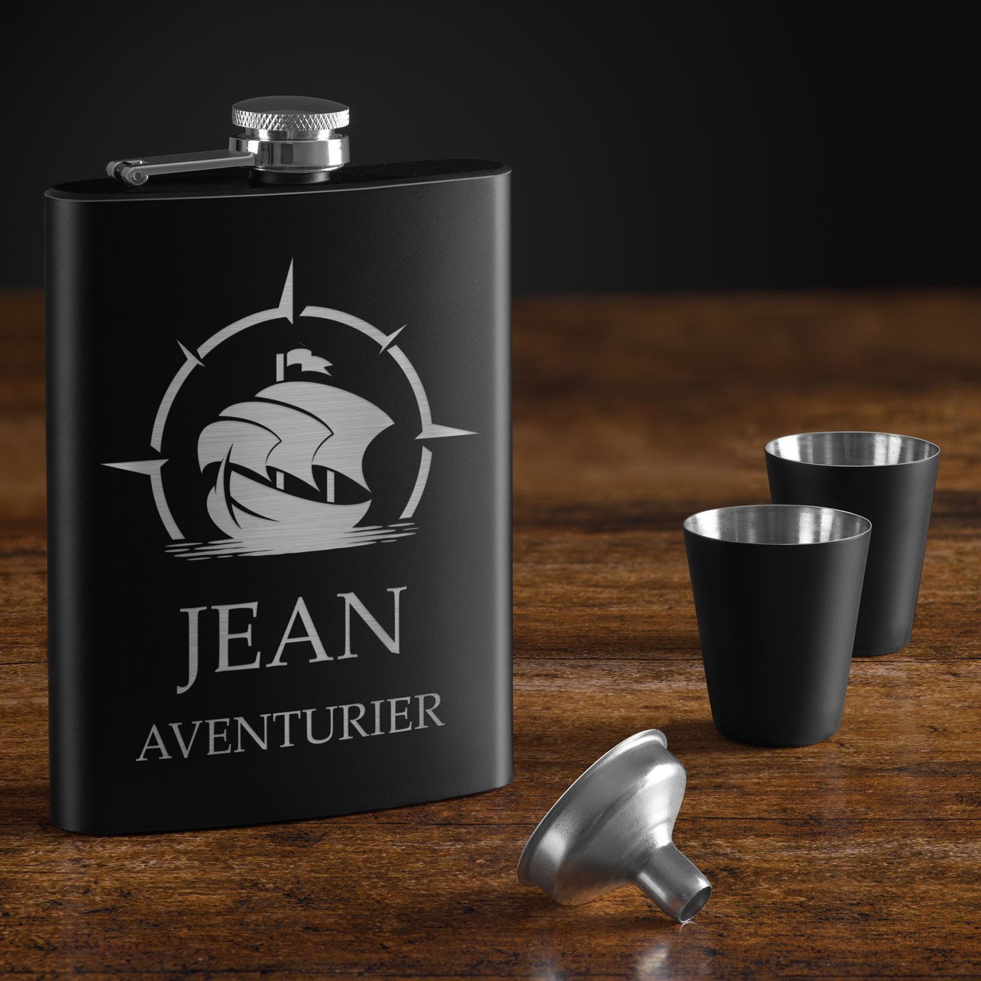 Murrano Personalized Pocket Flask
