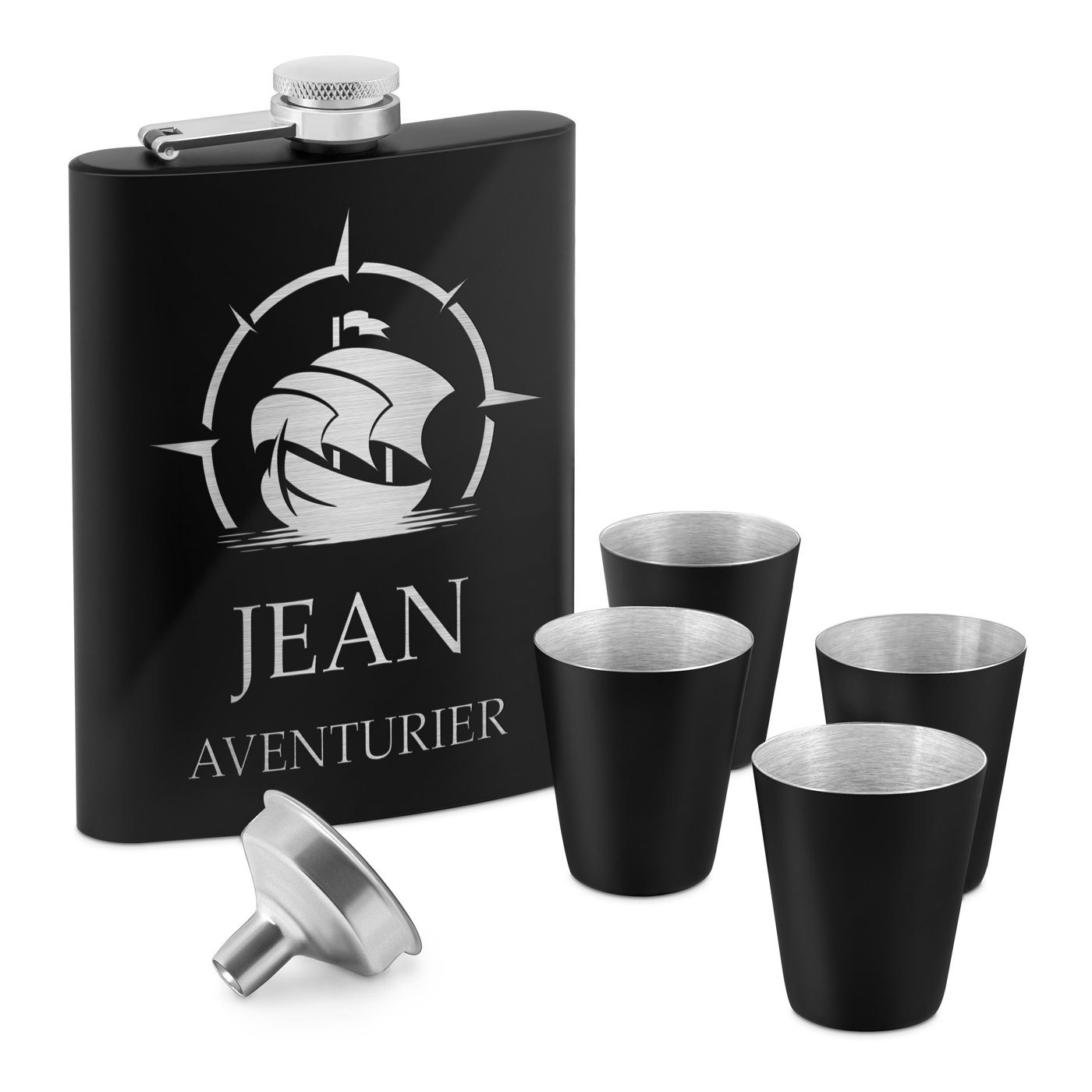 Murrano Personalized Pocket Flask