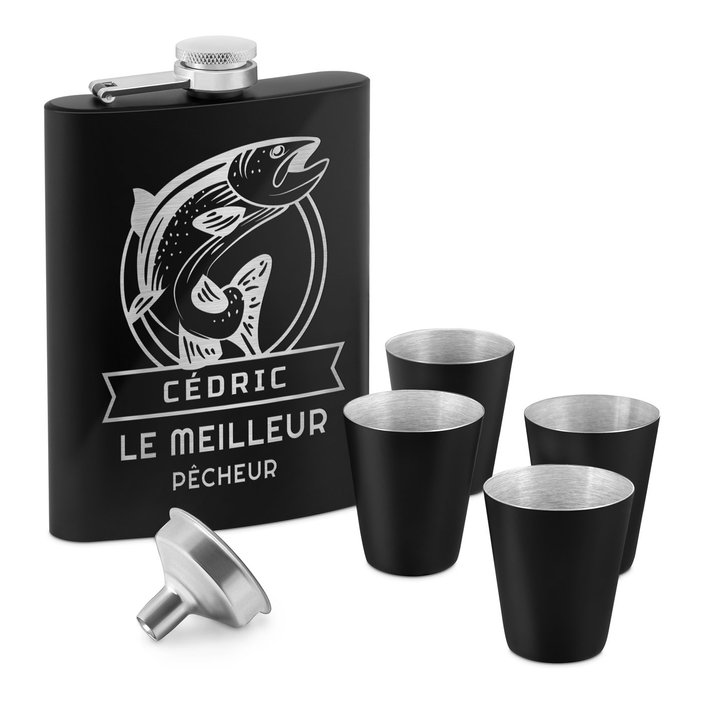 Murrano Customizable Flask for Angler