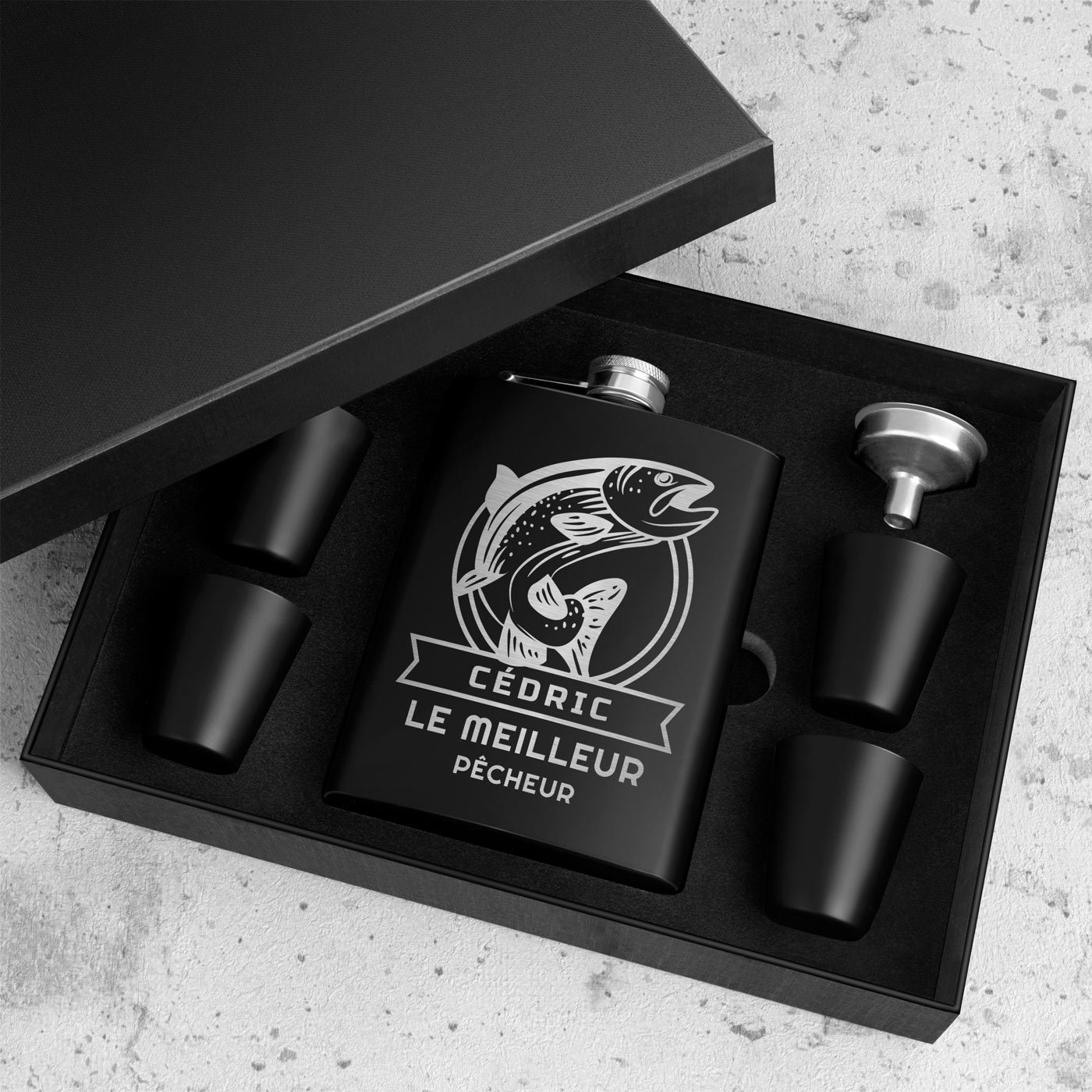 Murrano Customizable Flask for Angler