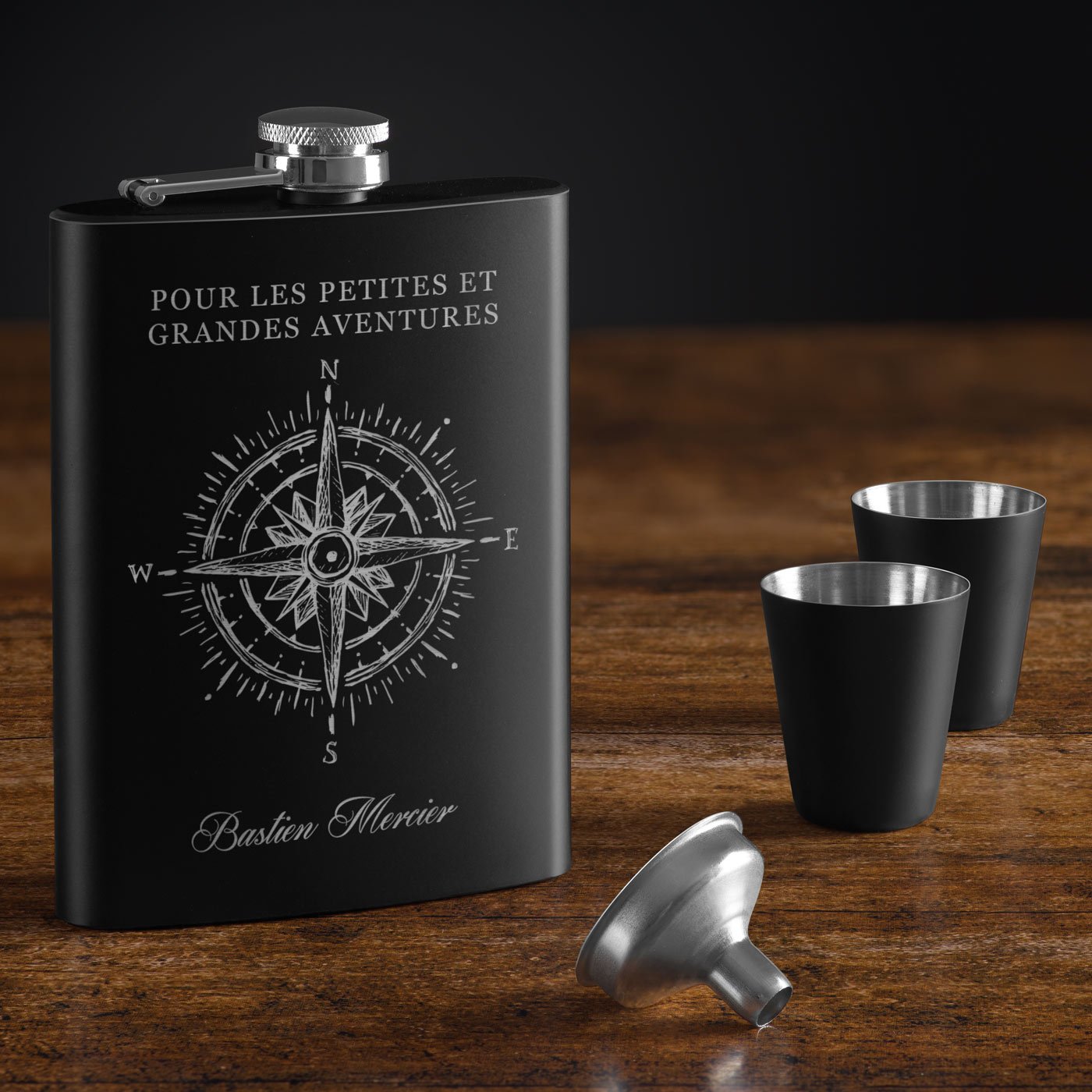 Bouteille personnalisée Murrano pour voyageurs