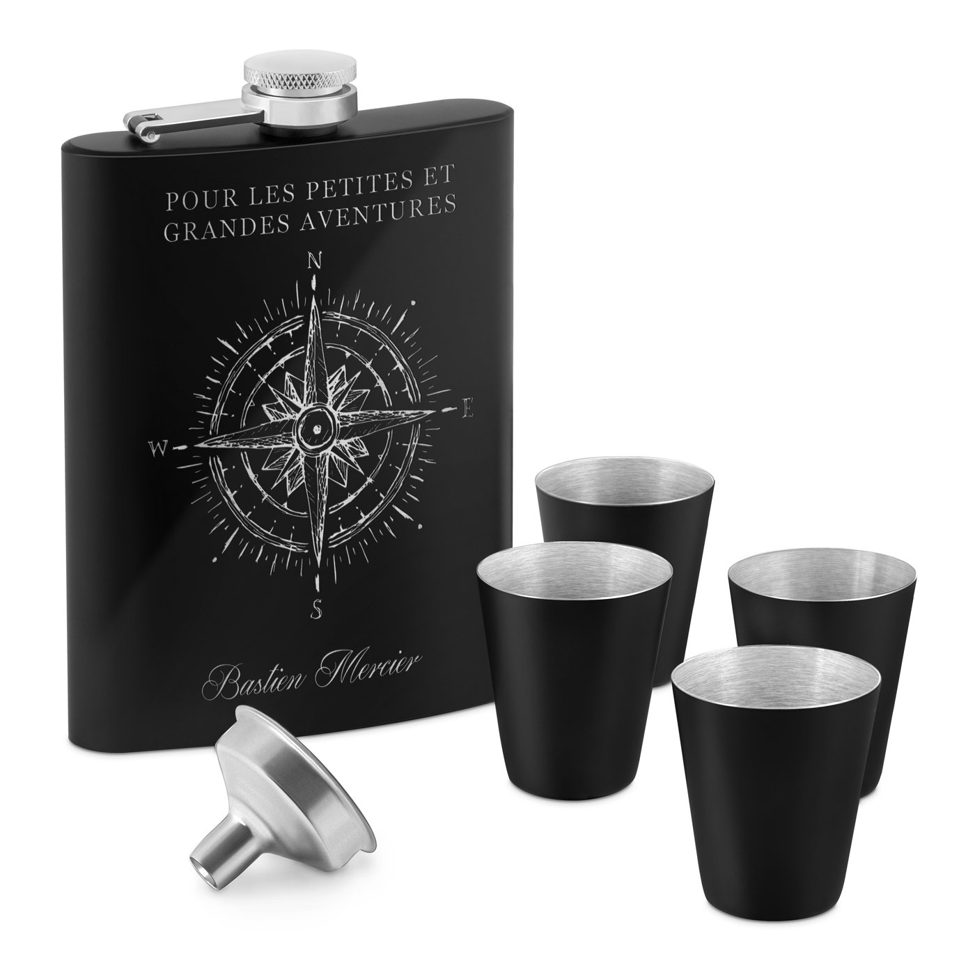 Personalized Murrano Flask for Travelers