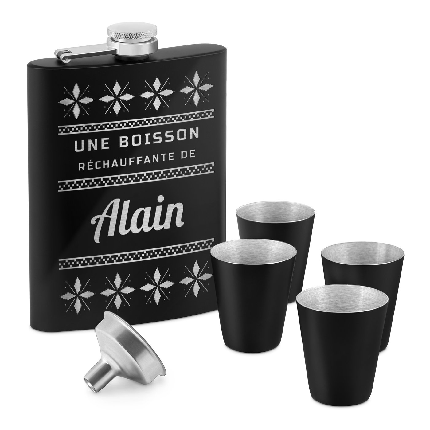 Personalized Flask for Him for Christmas by Murrano