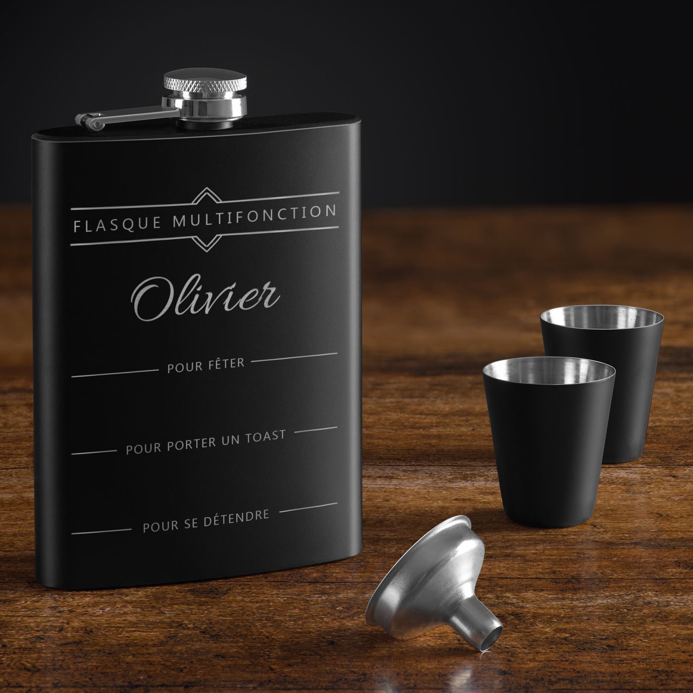 Customizable Flask - The Perfect Gift for Him