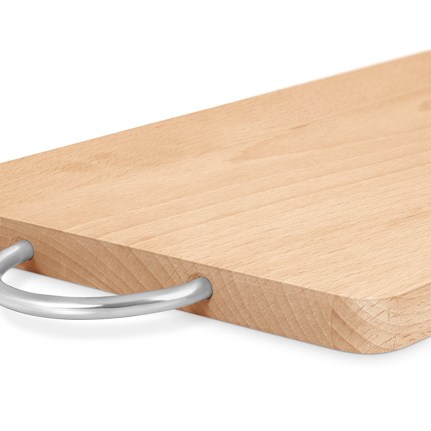 Murrano Wood Cutting Board with Metal Handle for a Couple Celebrating 5 Years of Marriage