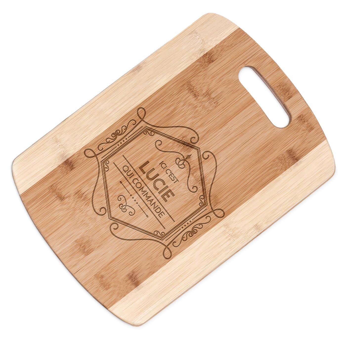 Murrano Customizable Bamboo Cutting Board for Woman's Birthday
