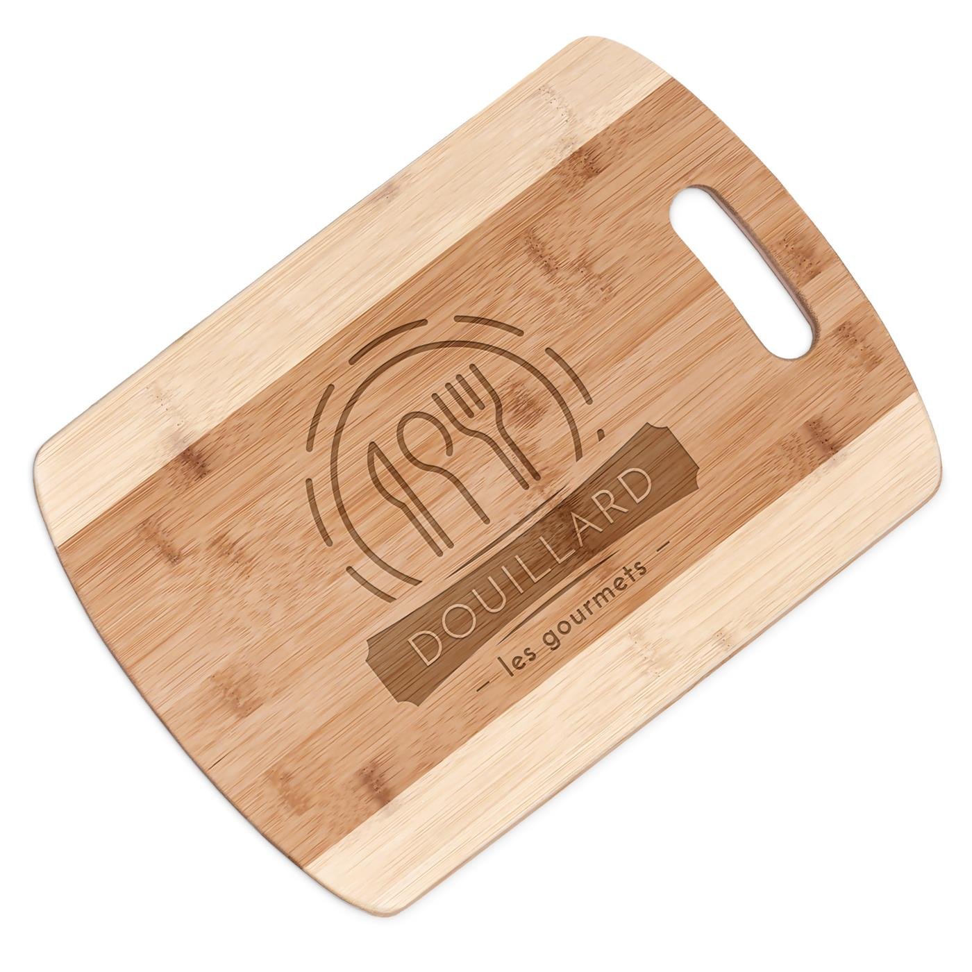 Murrano Customizable Bamboo Cutting Board for a Housewarming Party