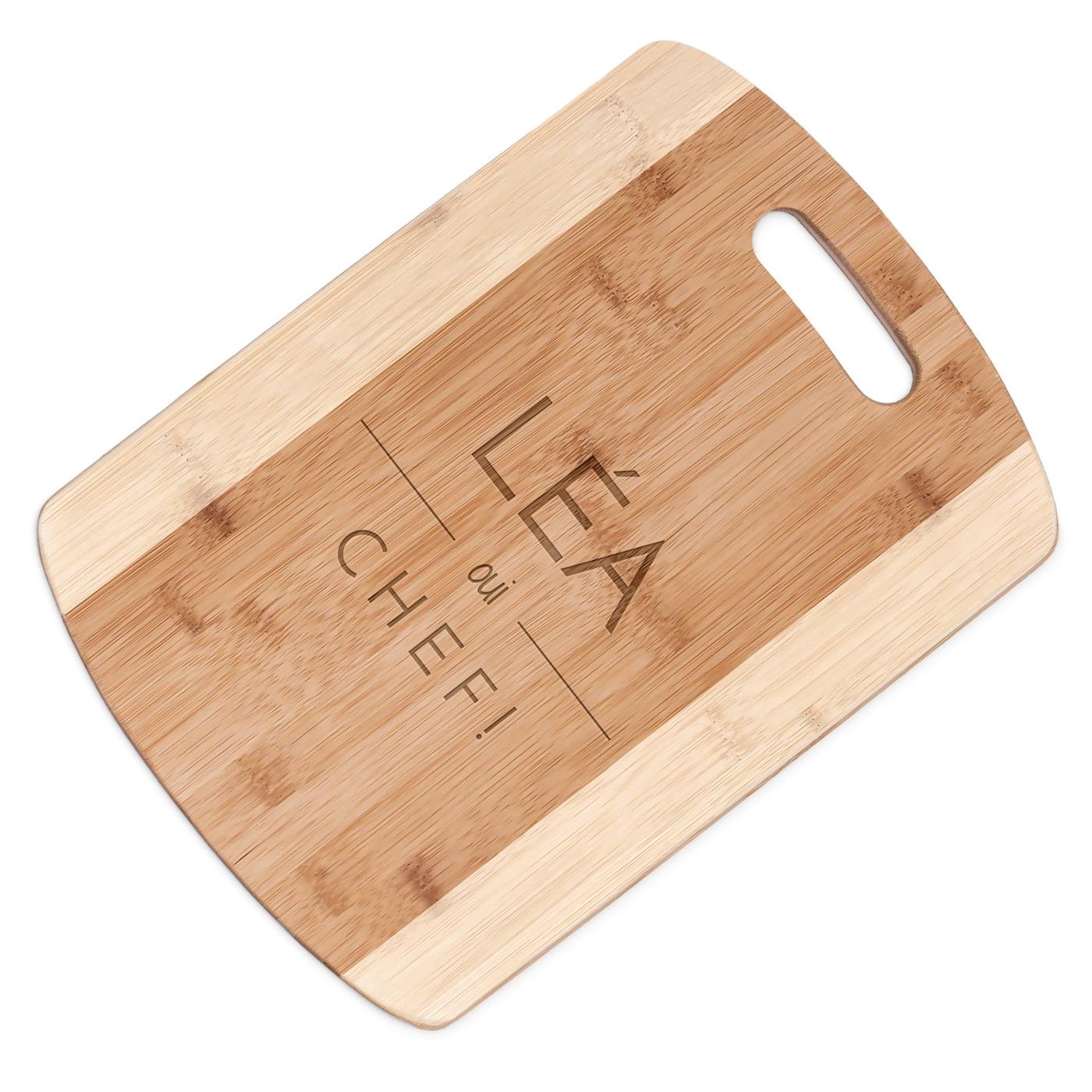Planche à découper en bambou personnalisable Murrano pour elle