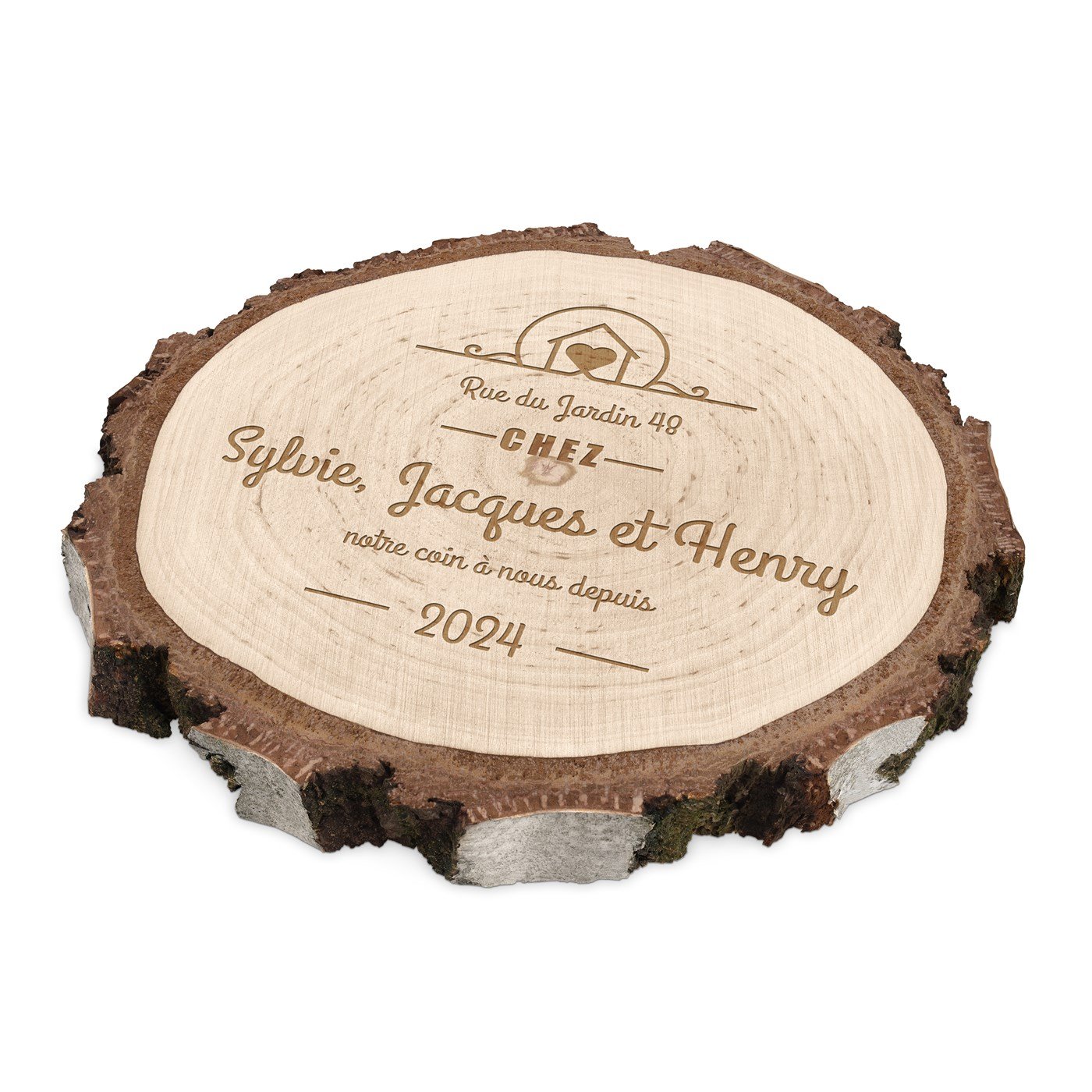 Regalo de aniversario de bodas: Rodo de madera personalizado de Murrano para amigos