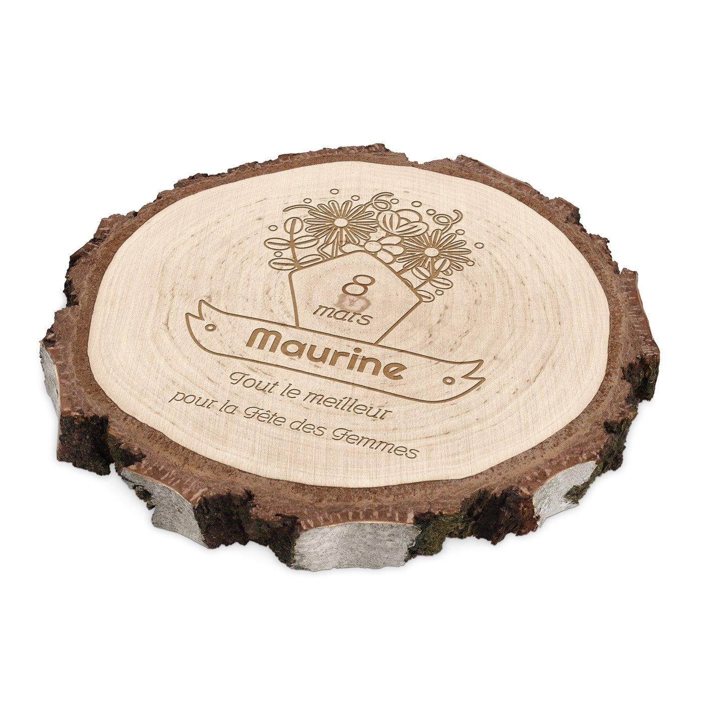 Rejilla de madera personalizada Murrano para mamá o suegra para el Día de las Madres