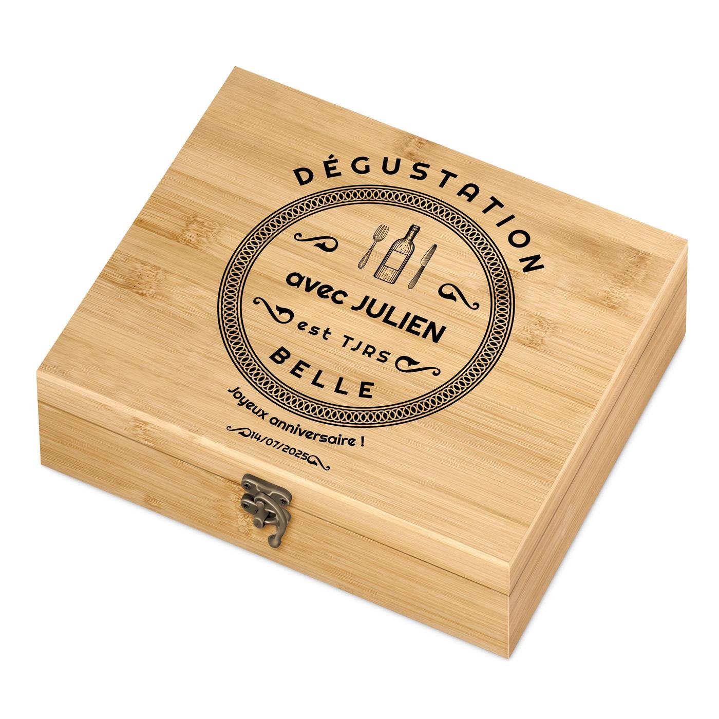 Murrano Wine Accessory Set with Custom Box