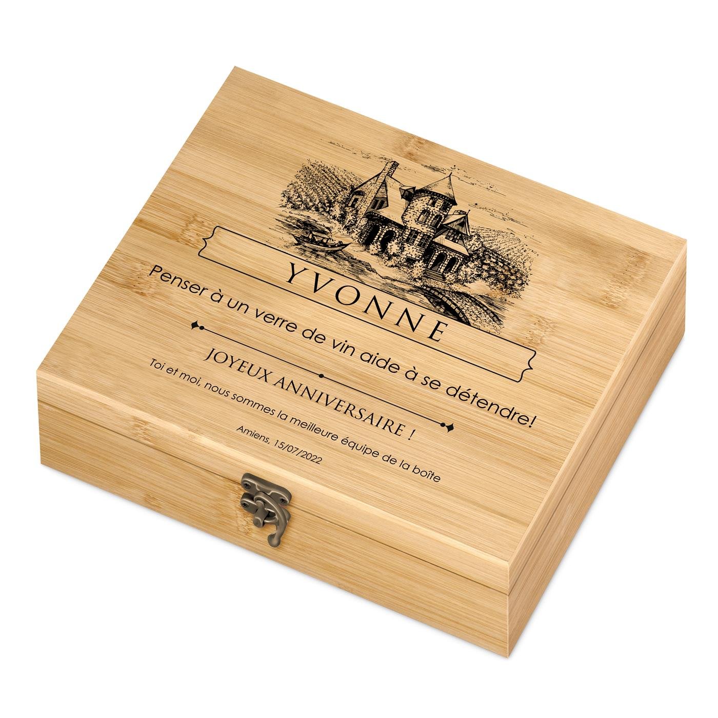 Murrano Sommelier Wine Accessory Set with Customized Box