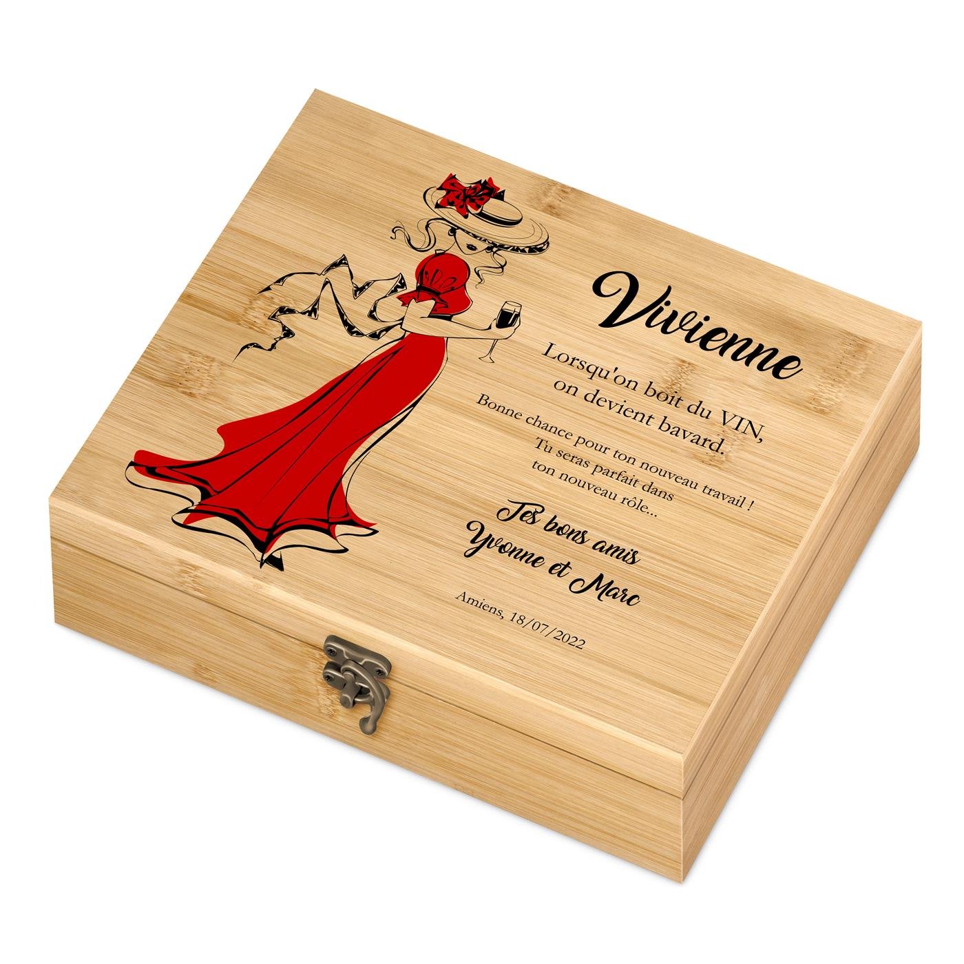 Murrano Wine Accessory Set with Custom Case