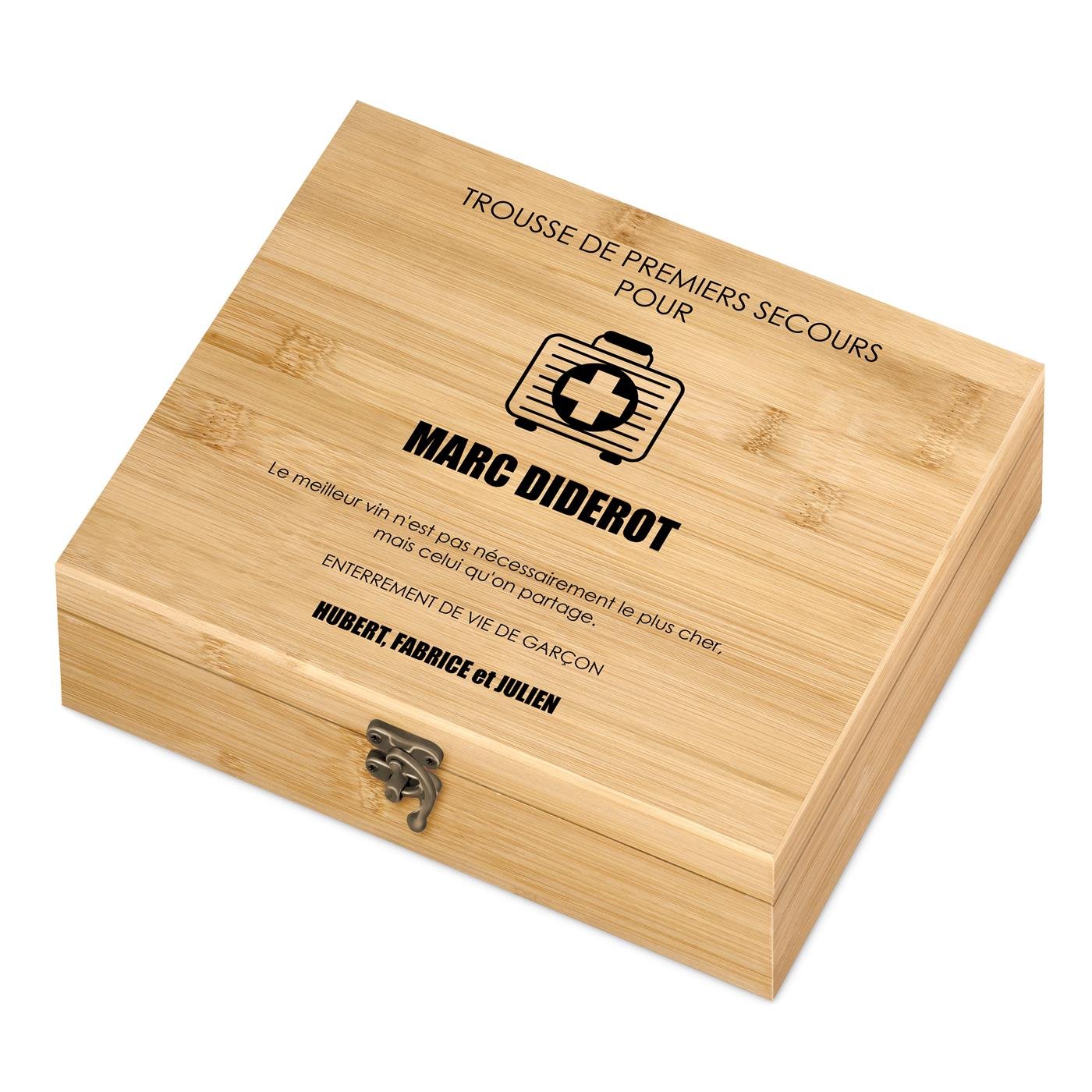 Murrano Personalized Wine Accessory Set for a Bachelor Party