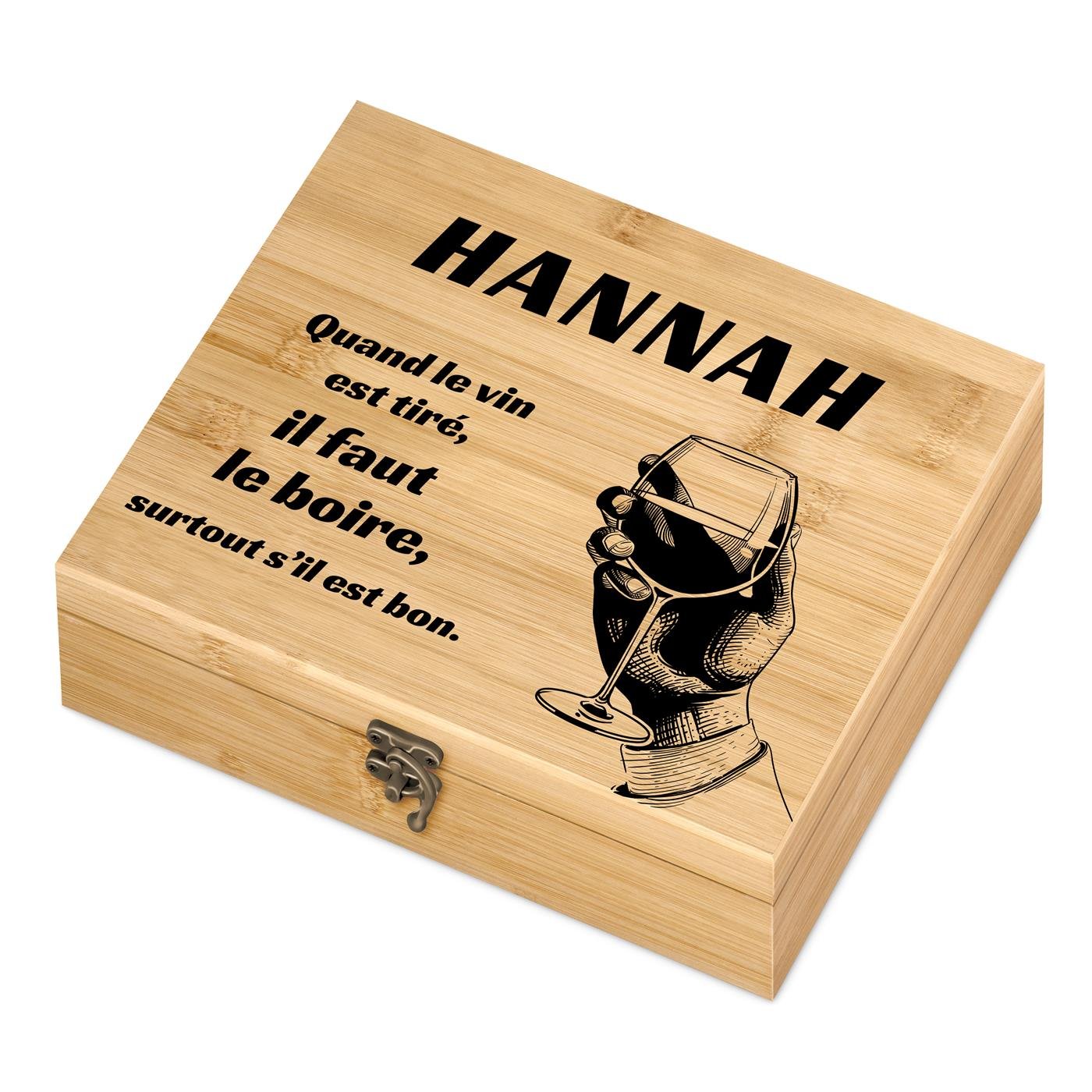 Murrano Customized Wine Accessory Set for Friend's Birthday