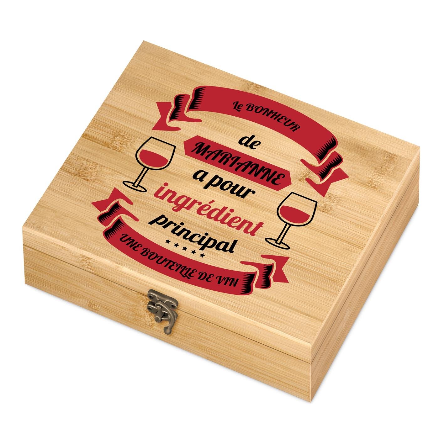 Murrano Customized Wine Accessory Set for Women's Birthday