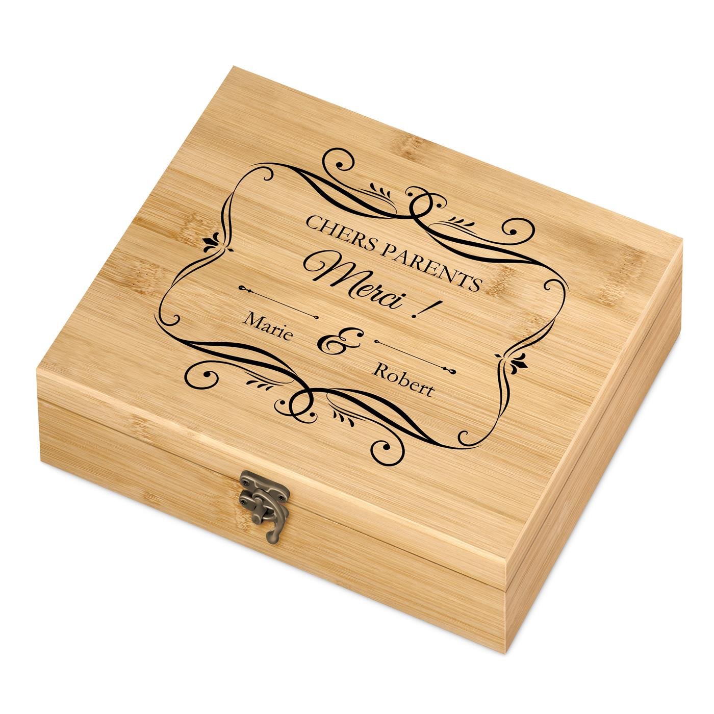 Murrano Customized Wine Accessory Set for Parents - Wedding Thank You Gift