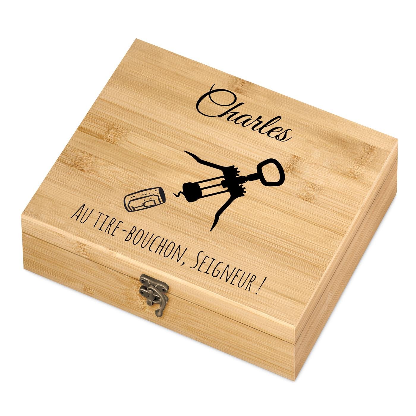 Murrano Personalized Wine Accessory Set for Him