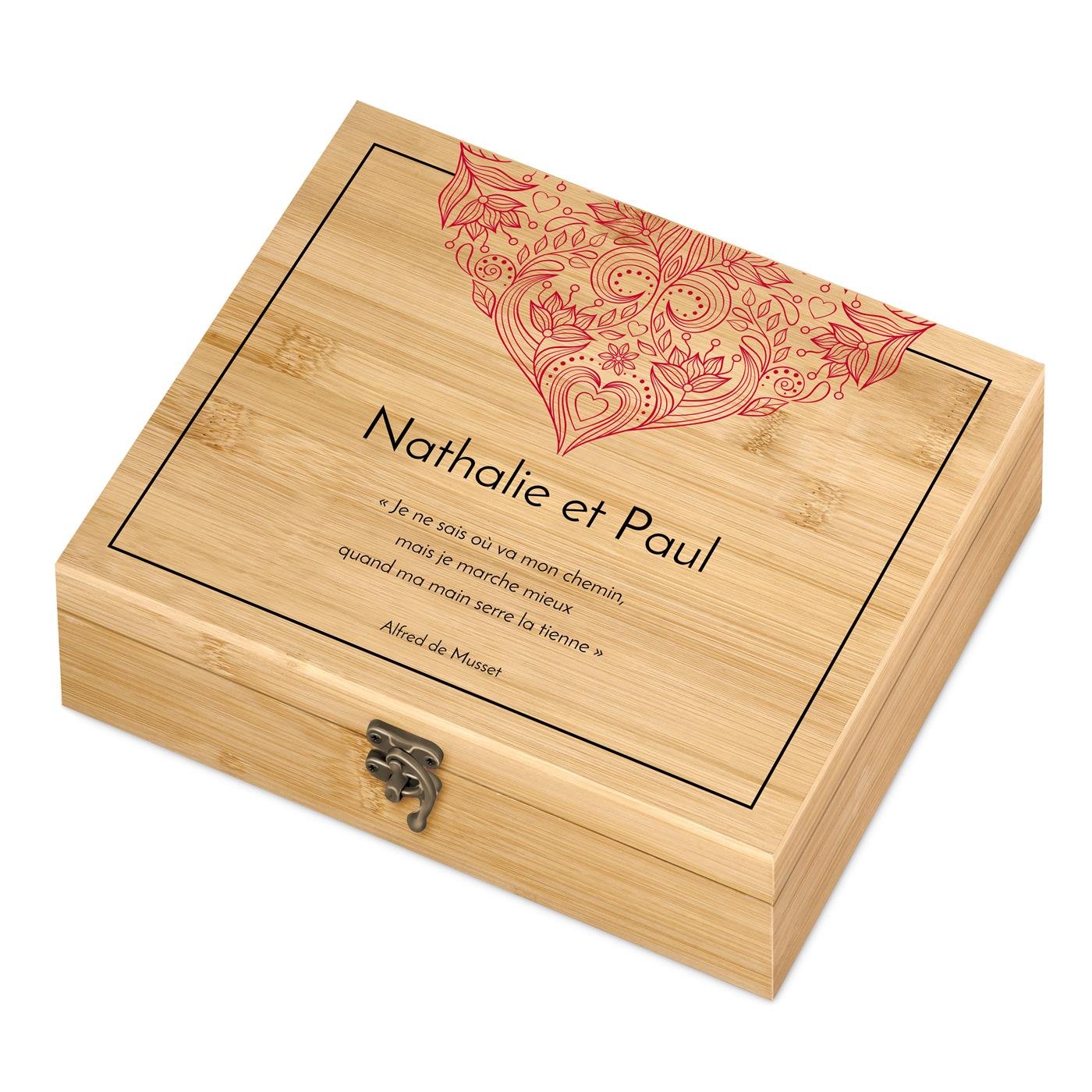 Murrano Wine Accessory Set with Personalized Box for Friends Wedding Gift