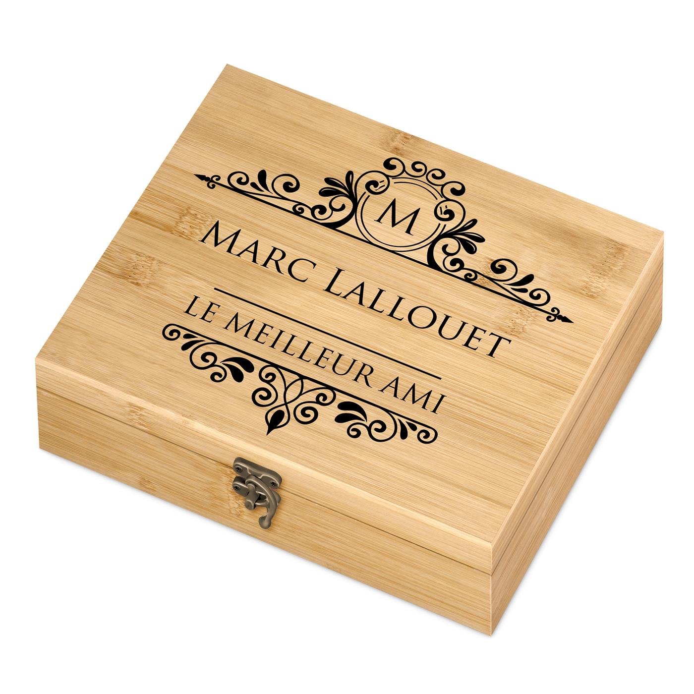 Murrano Sommelier Accessory Set with Electric Corkscrew in Personalized Box