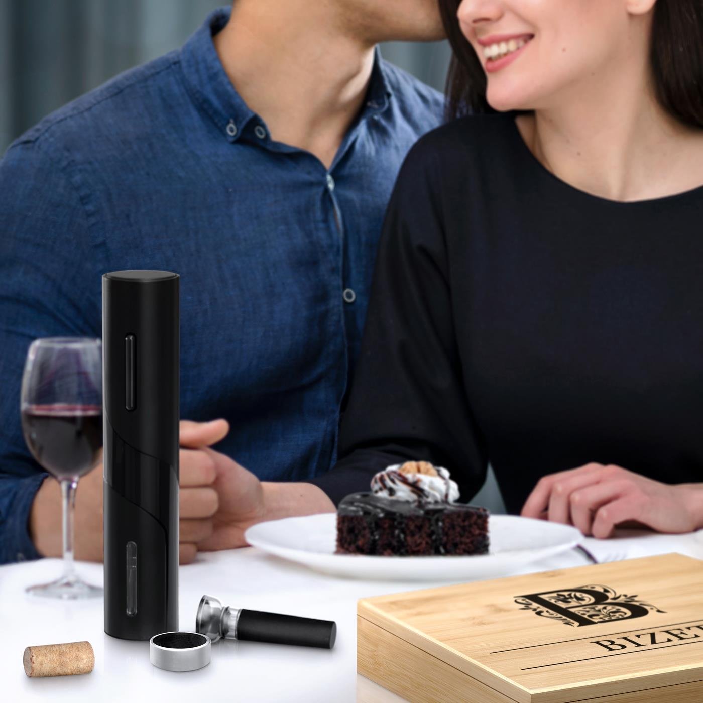 Murrano Personalized Wine Accessory Set for Son's Birthday