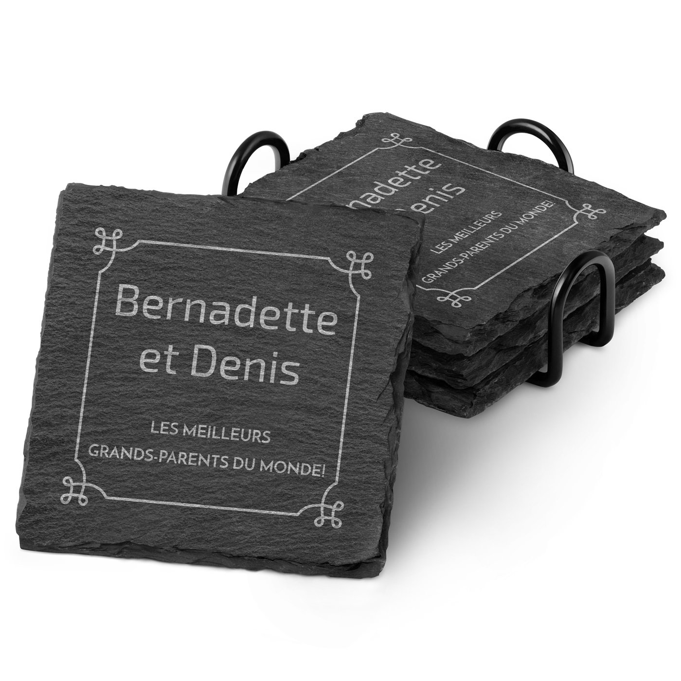 Estante de pizarra personalizado Murrano para abuelos