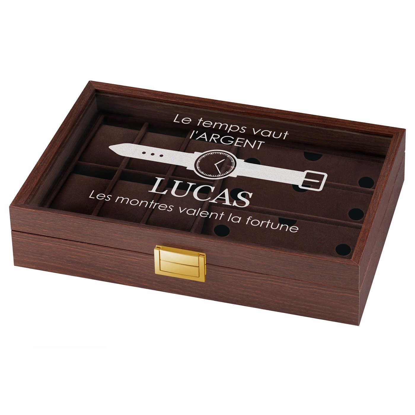 Murrano Custom Watch and Sunglass Box for Him