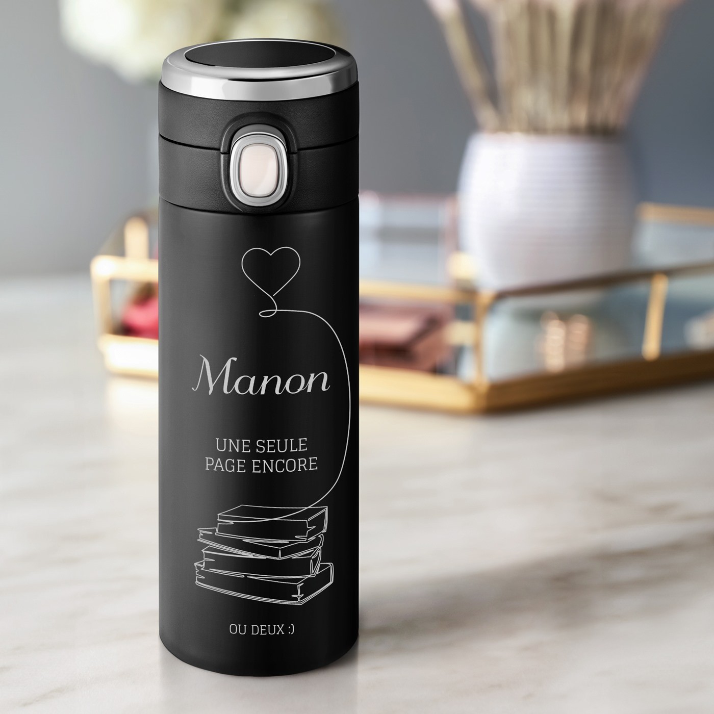 Murrano Insulated Cup with LED Display for Mother's Day