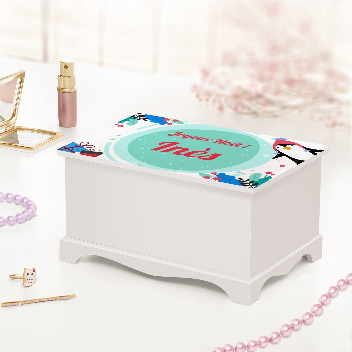 Murrano Musical Jewelry Box - Personalized Ballerina for Girls