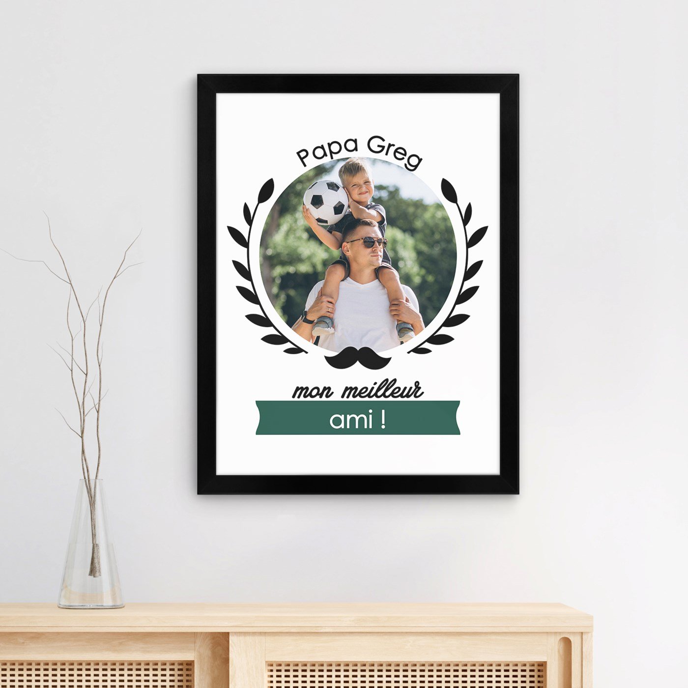 Murrano Personalized Framed Poster for Dad